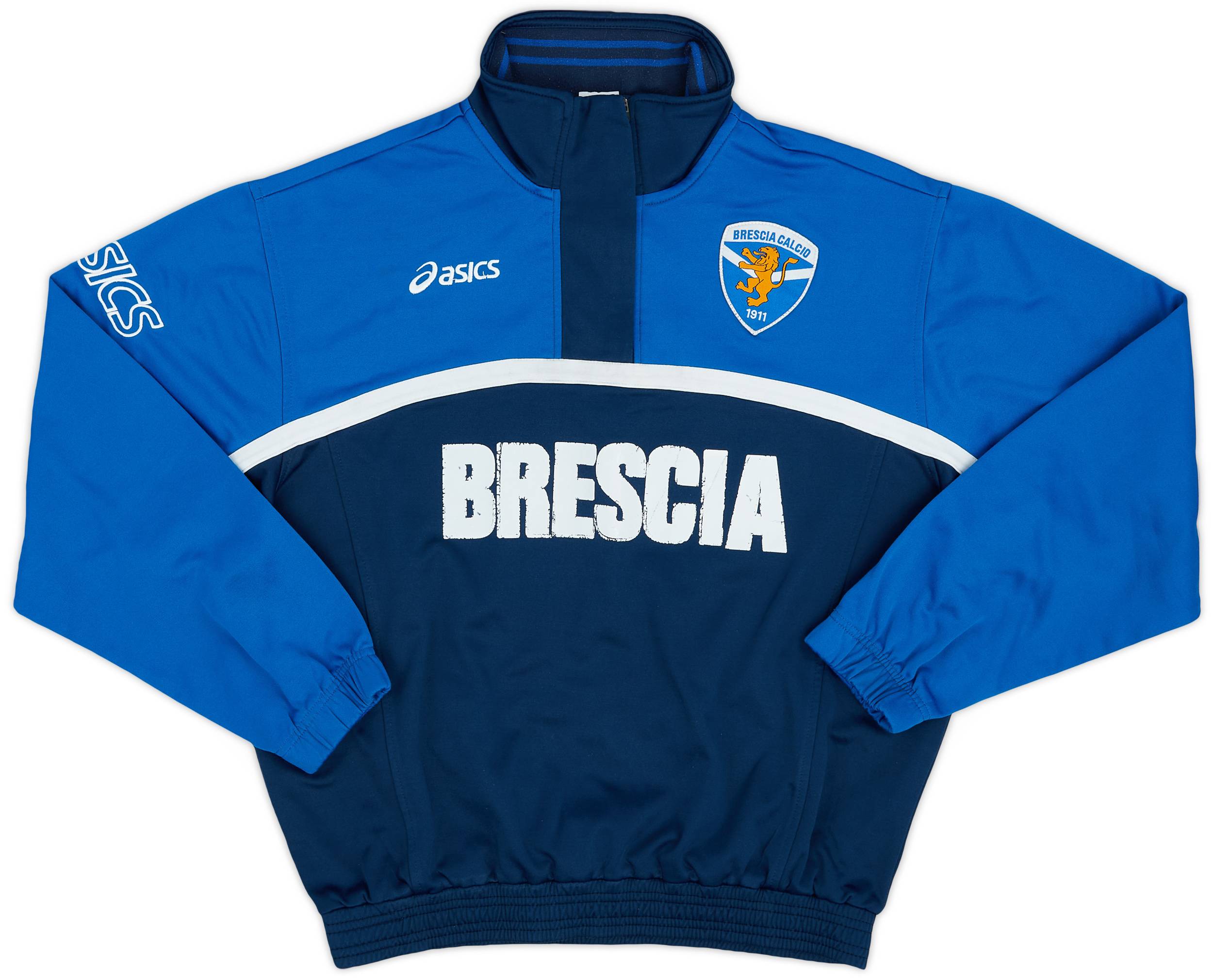 2007-08 Brescia Asics 1/4 Zip Track Jacket - 5/10 - (S)