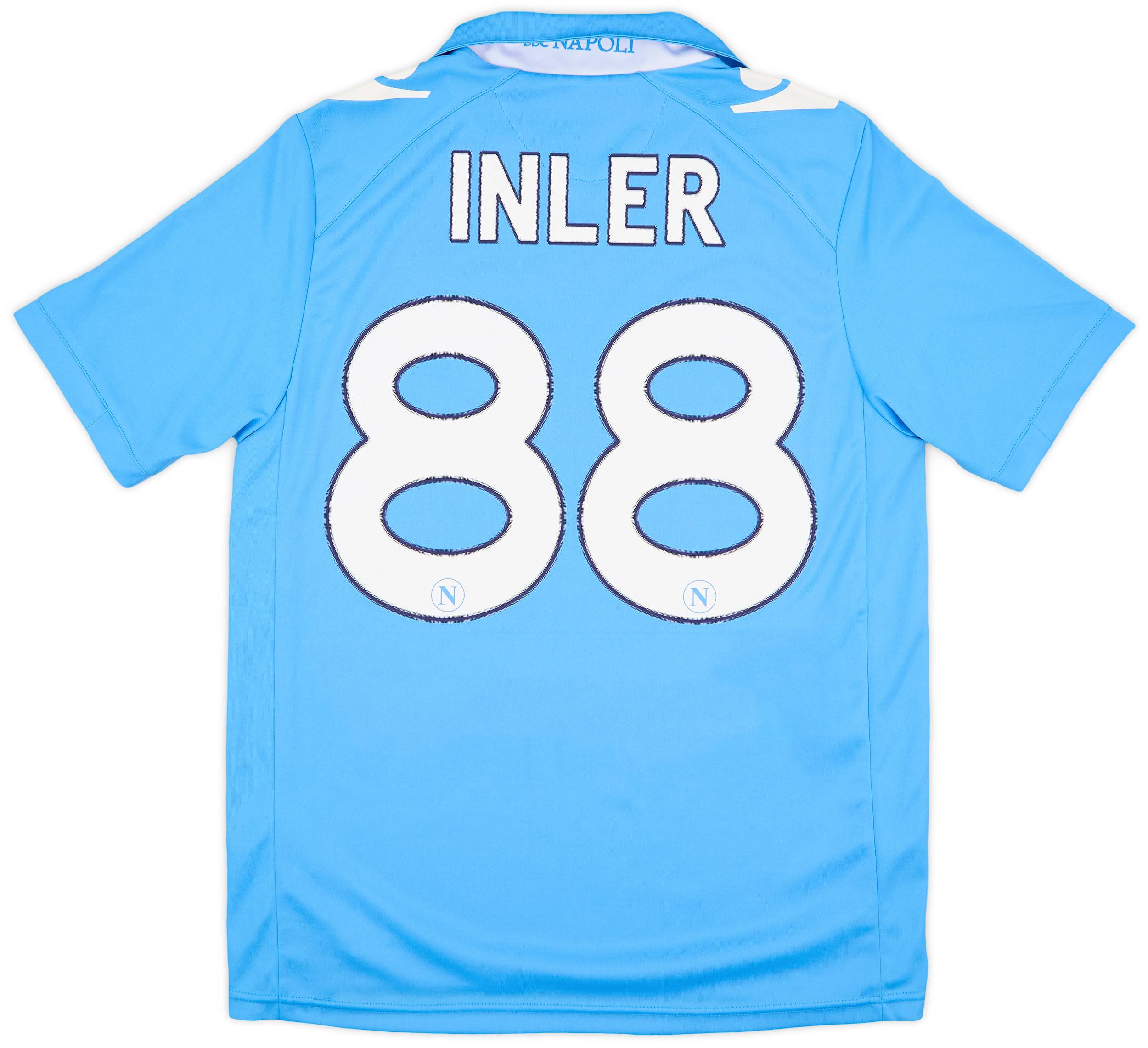 2011-12 Napoli Home Shirt Inler #88 - 8/10 - (M)
