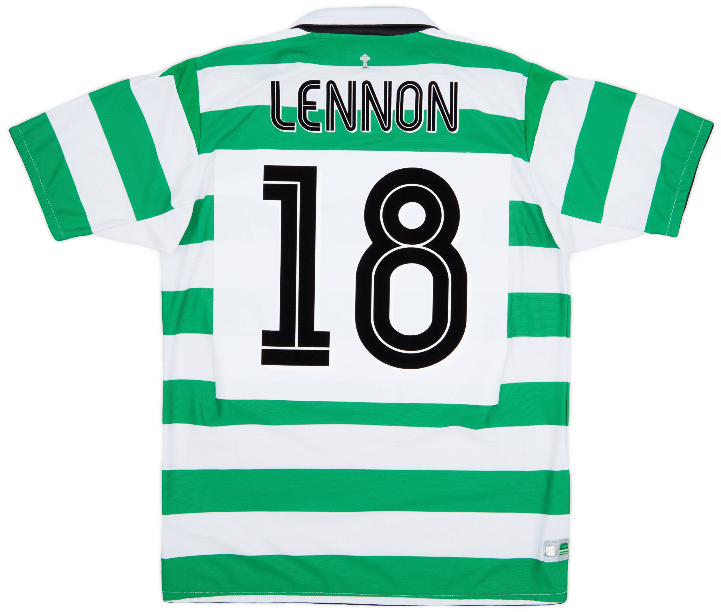 2004-05 Celtic Home Shirt Lennon #18 - 7/10 - (M)