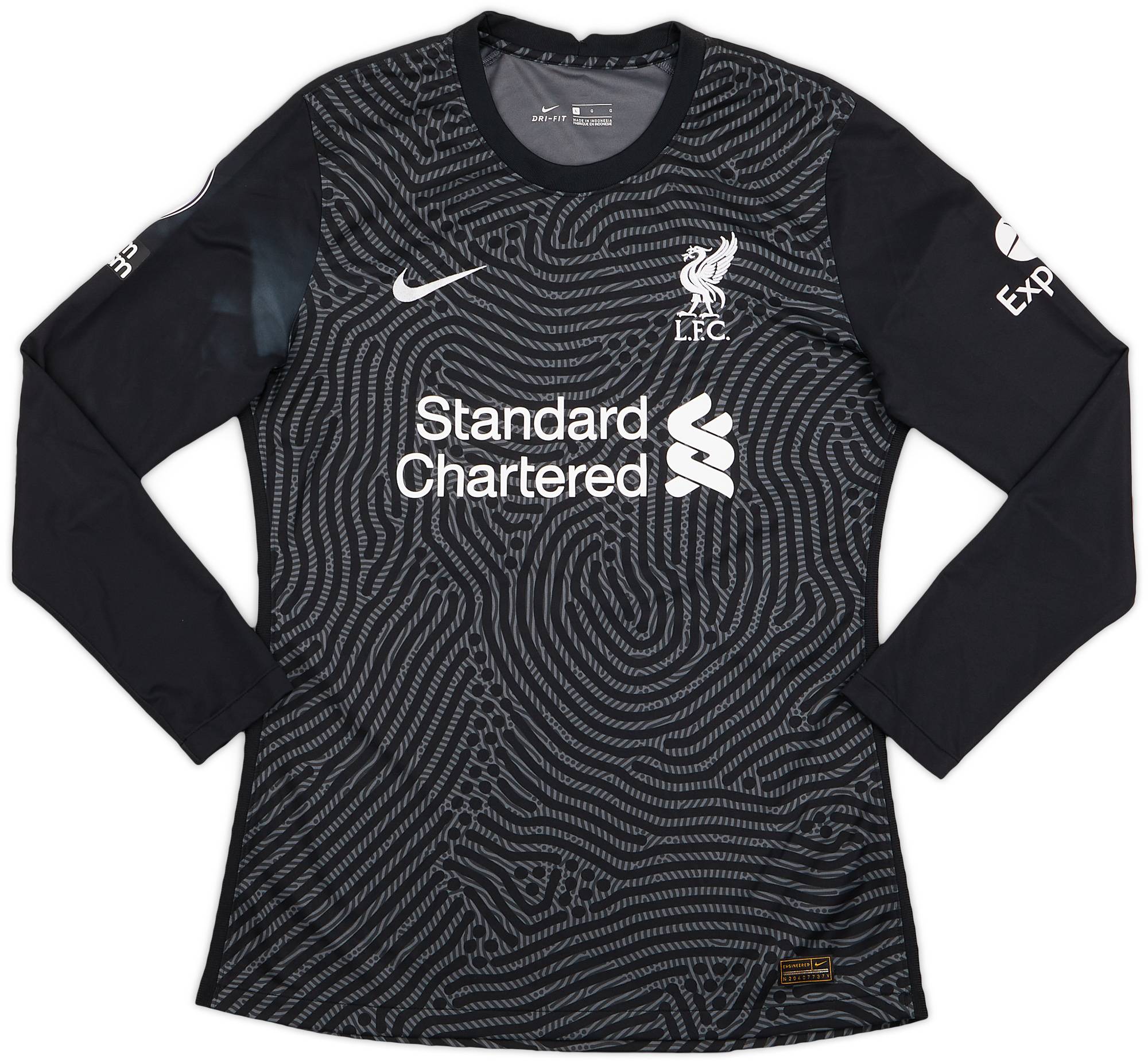 2020 21 Liverpool Youth Match Issue GK Shirt 13 10 10 L