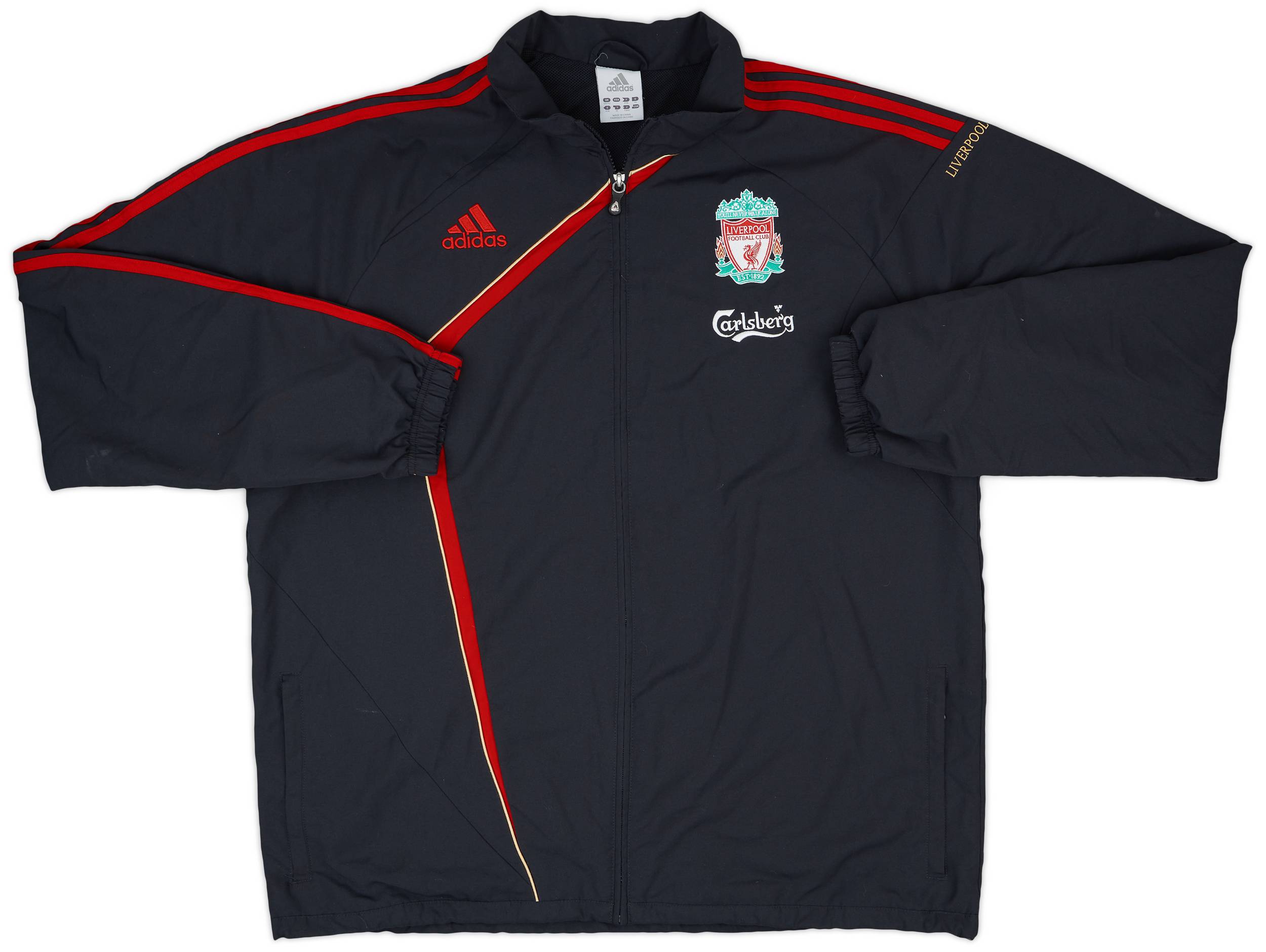 2009-10 Liverpool adidas Track Jacket - 8/10 - (3XL)