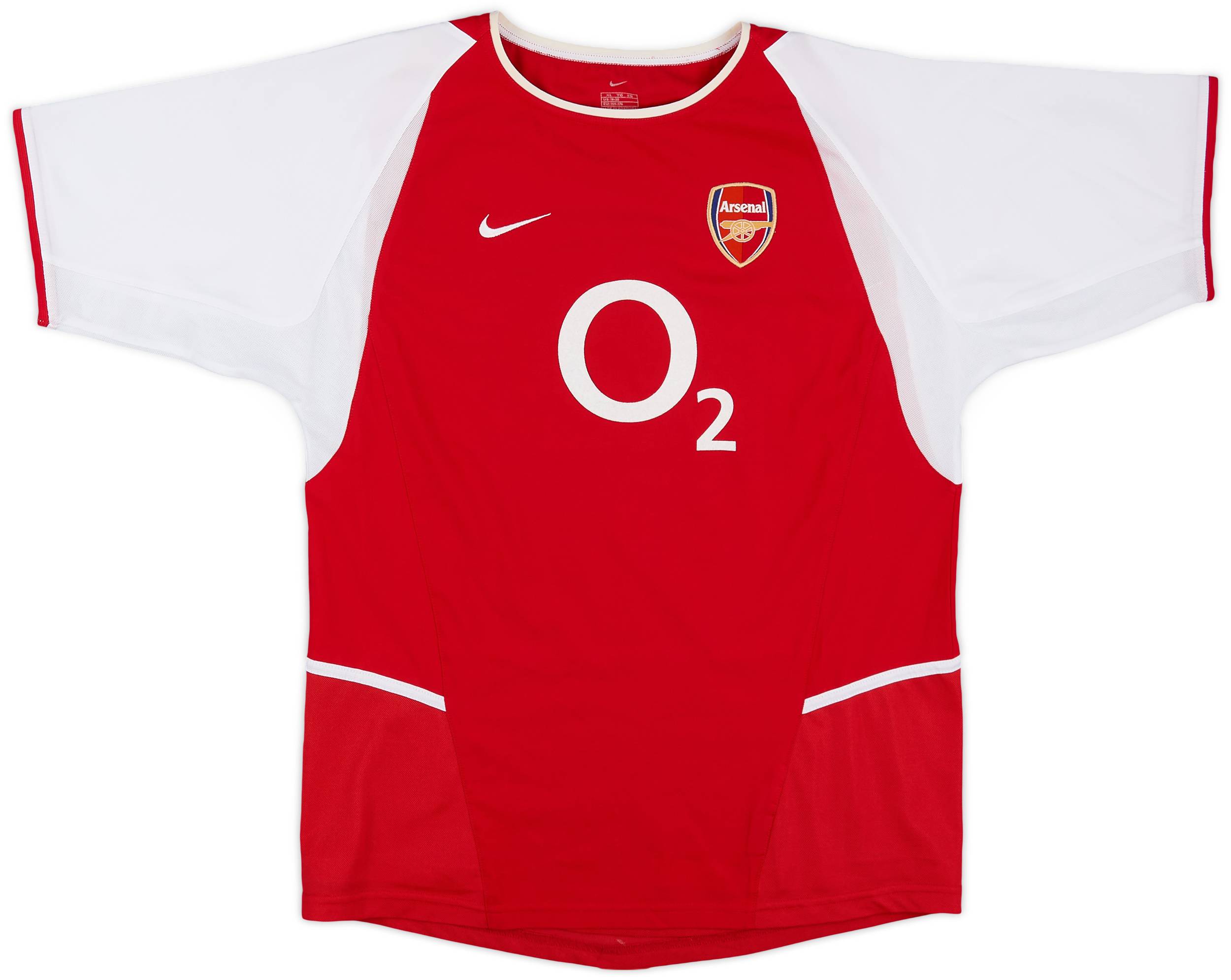 2002-04 Arsenal Home Shirt - 8/10 - (XL.Boys)