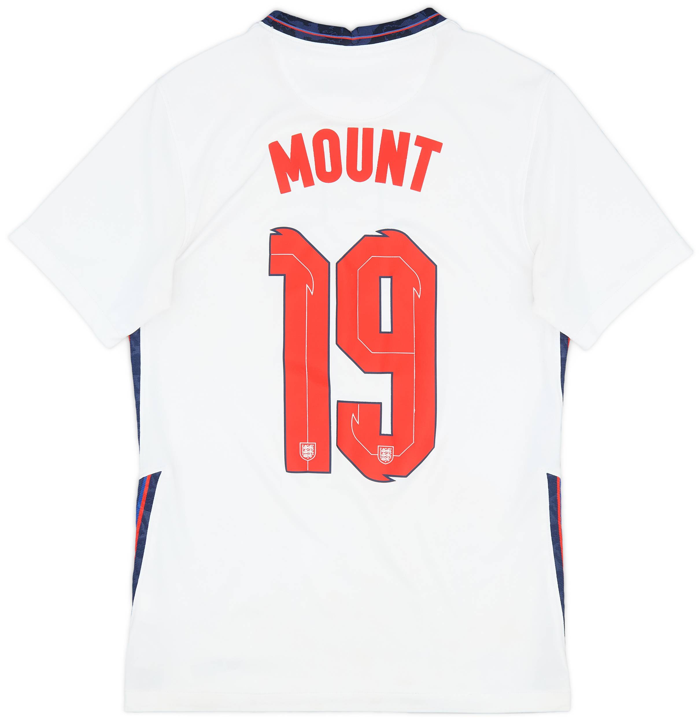 Nike イングランド代表 ユニフォーム 19 Mount 2020-22 England Home Shirt Mount #19 - 6/10 - (S)