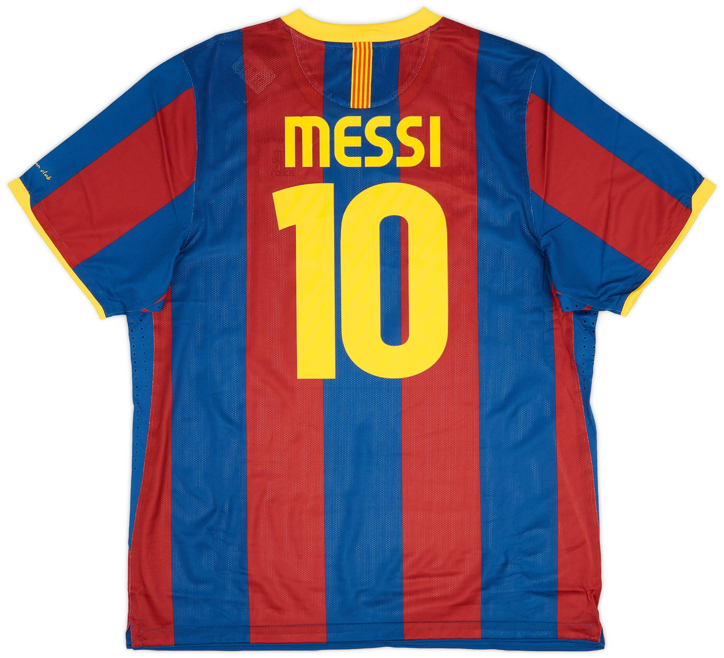 2010-11 Barcelona Player Issue Home Shirt Messi #10 (XXL)