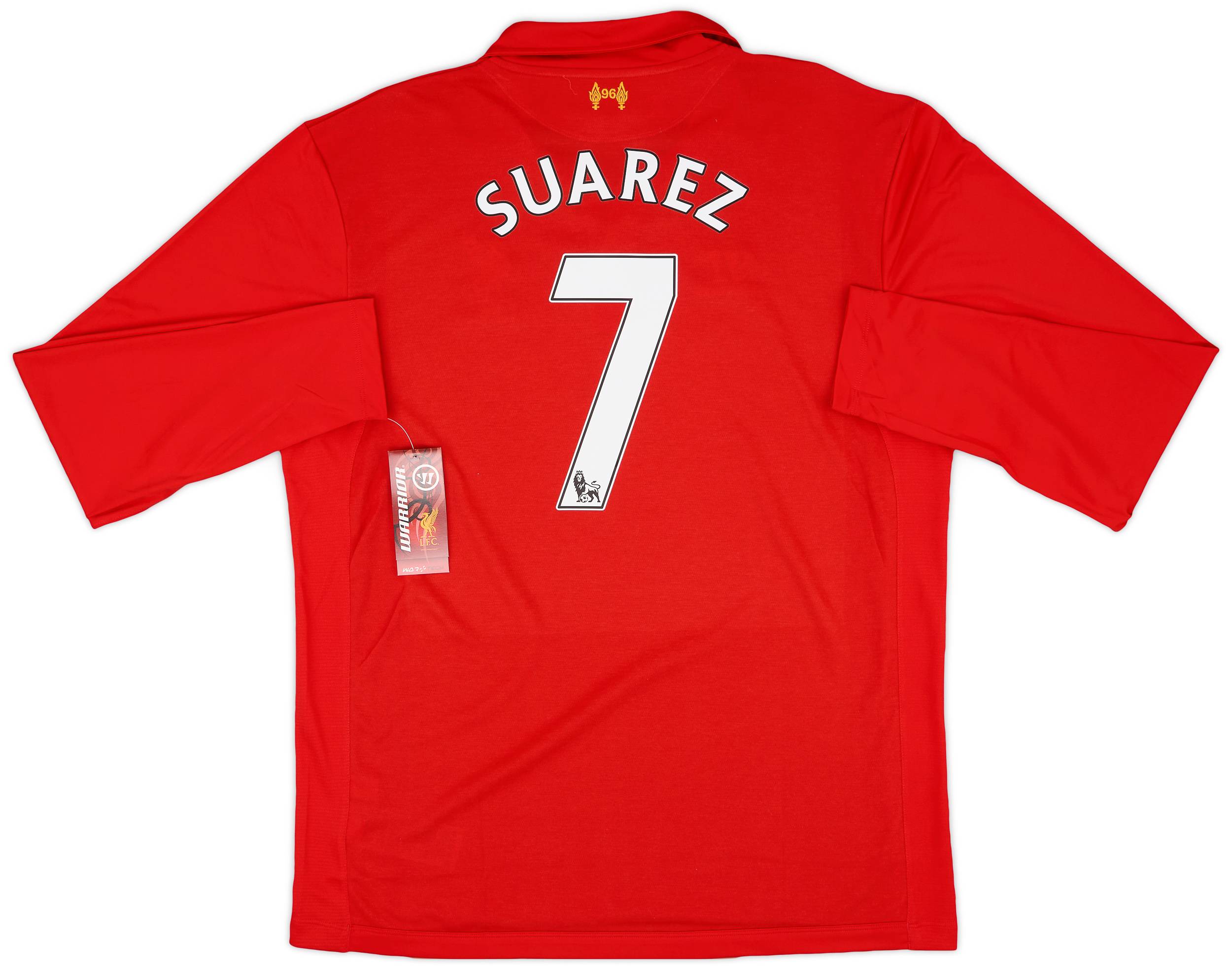 2012-13 Liverpool Home L/S Shirt Suarez #7 (XL)