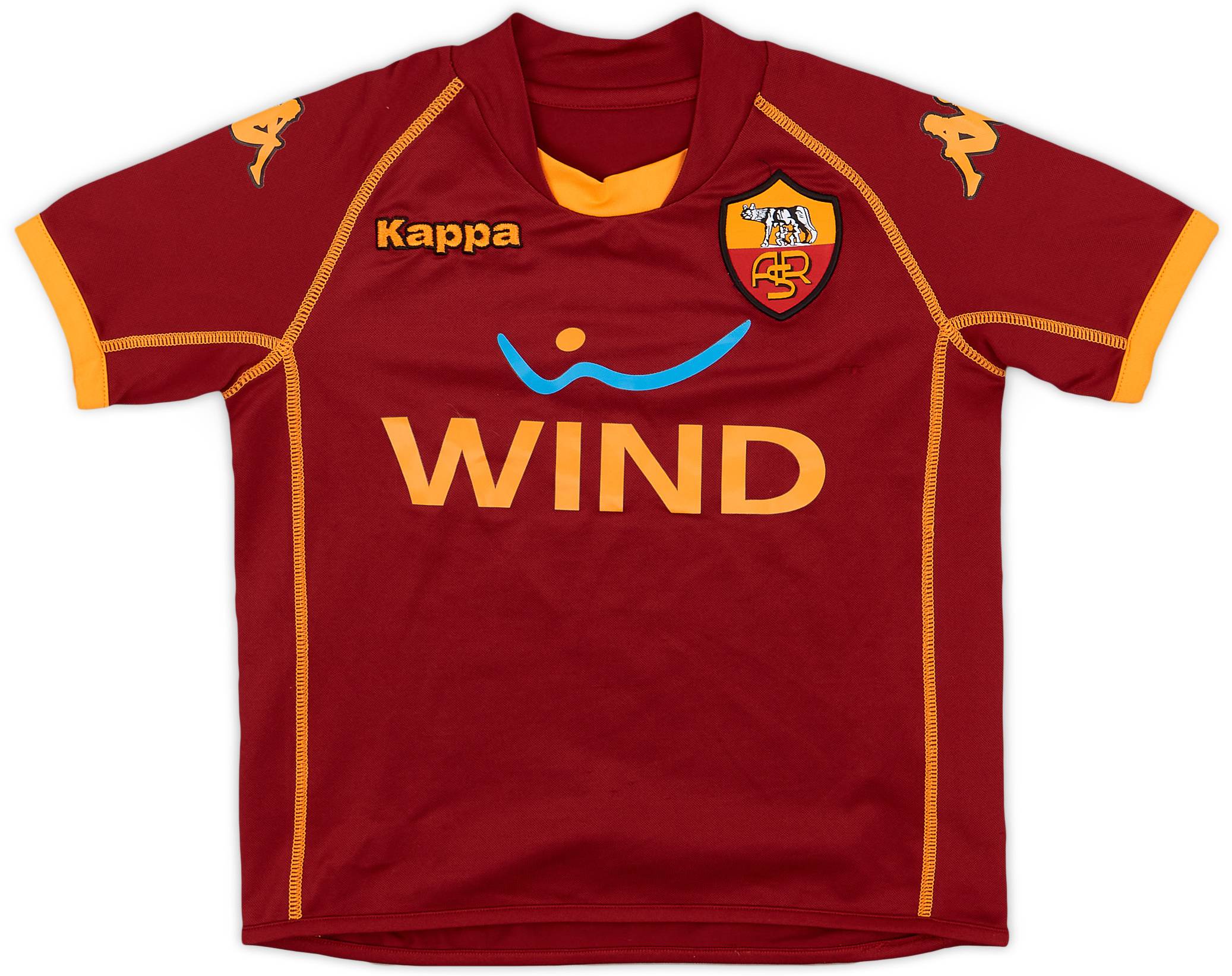2008-09 Roma Home Shirt - 8/10 - (S.Boys)
