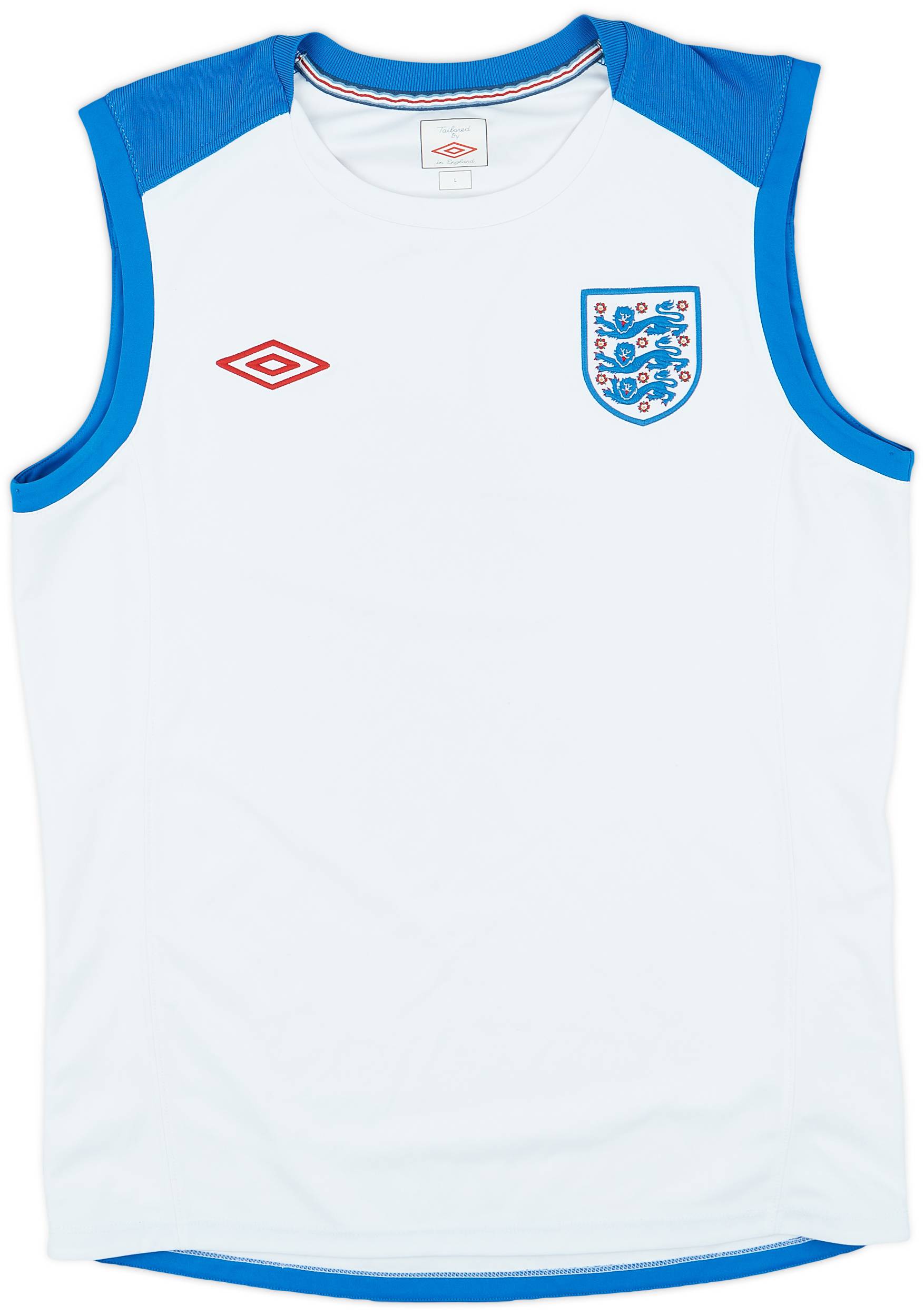 2010-11 England Umbro Training Vest - 8/10 - (L)