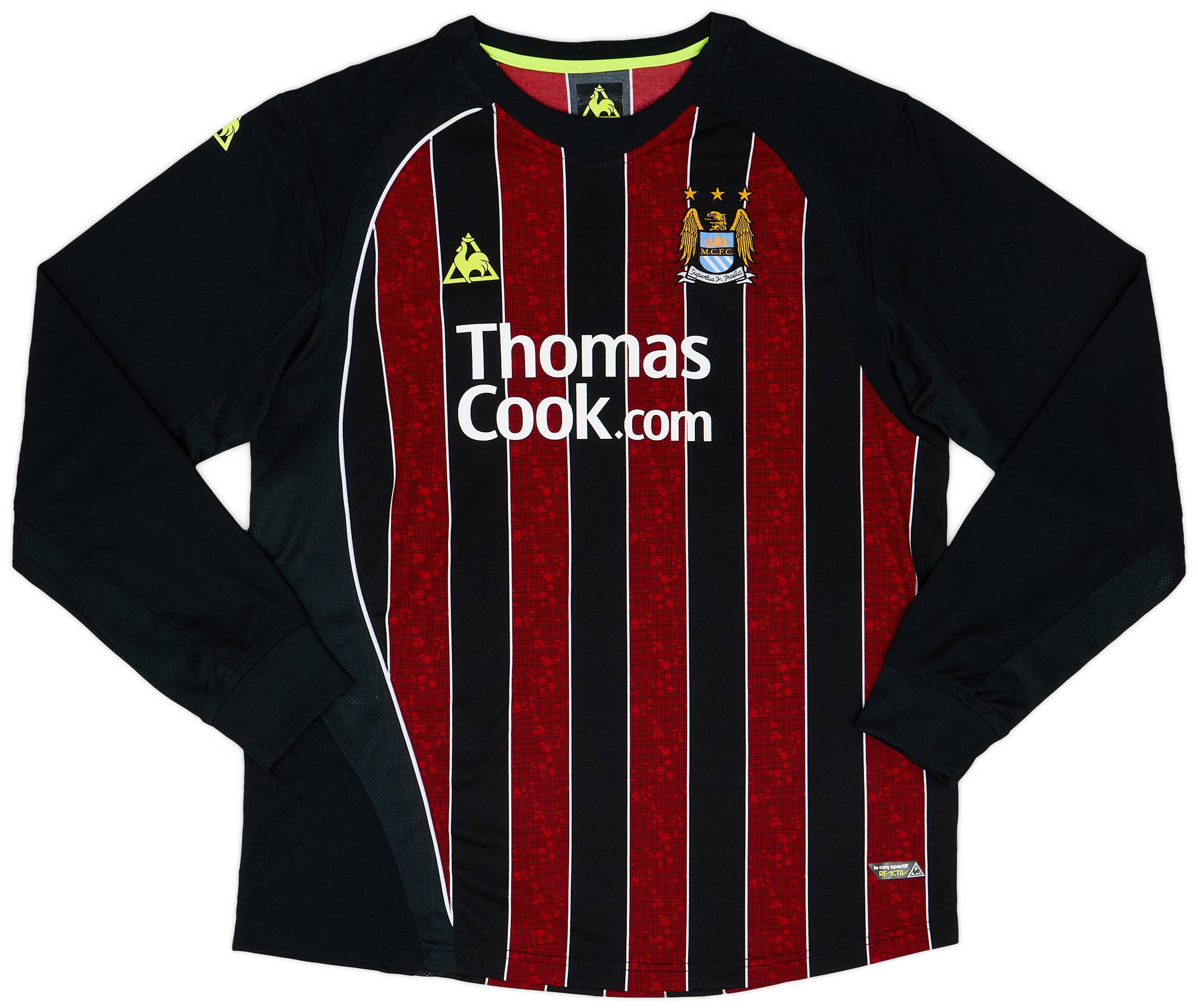 2008-09 Manchester City Away L/S Shirt - 9/10 - (L)