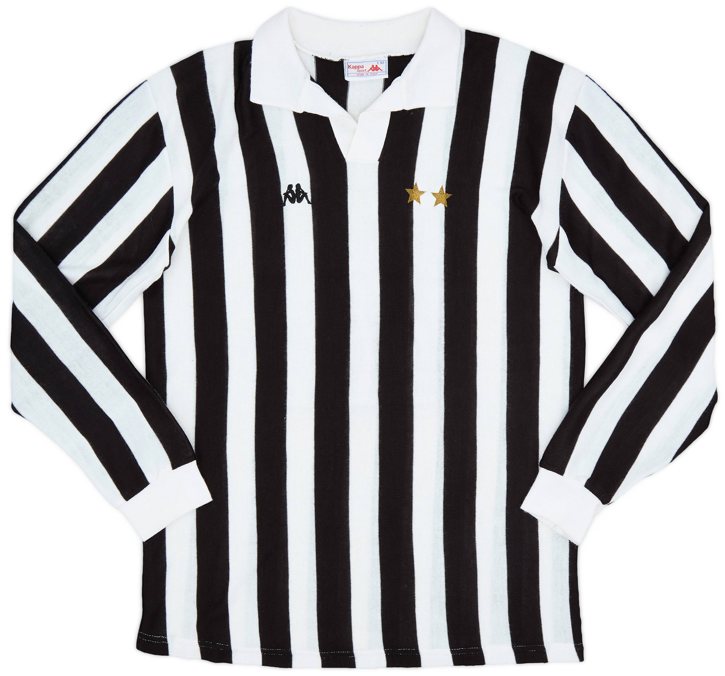1982-83 Juventus Home L/S Shirt - 9/10 - (M/L)