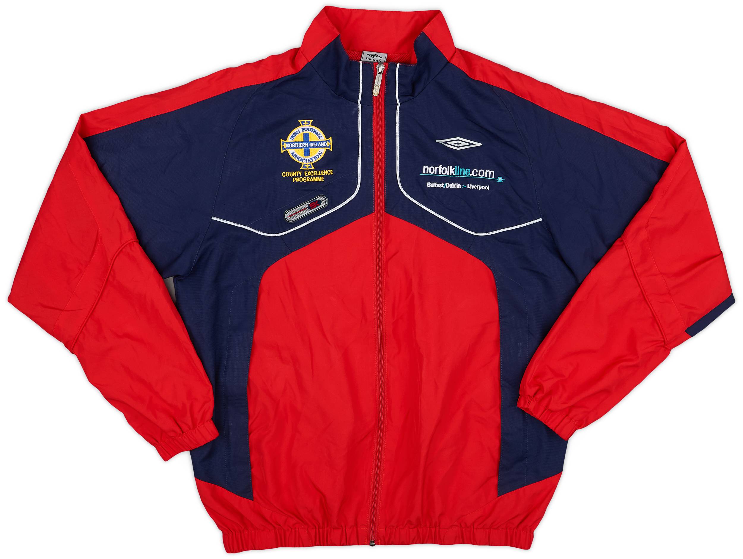 2004-05 Northern Ireland Umbro Rain Jacket - 8/10 - (M)