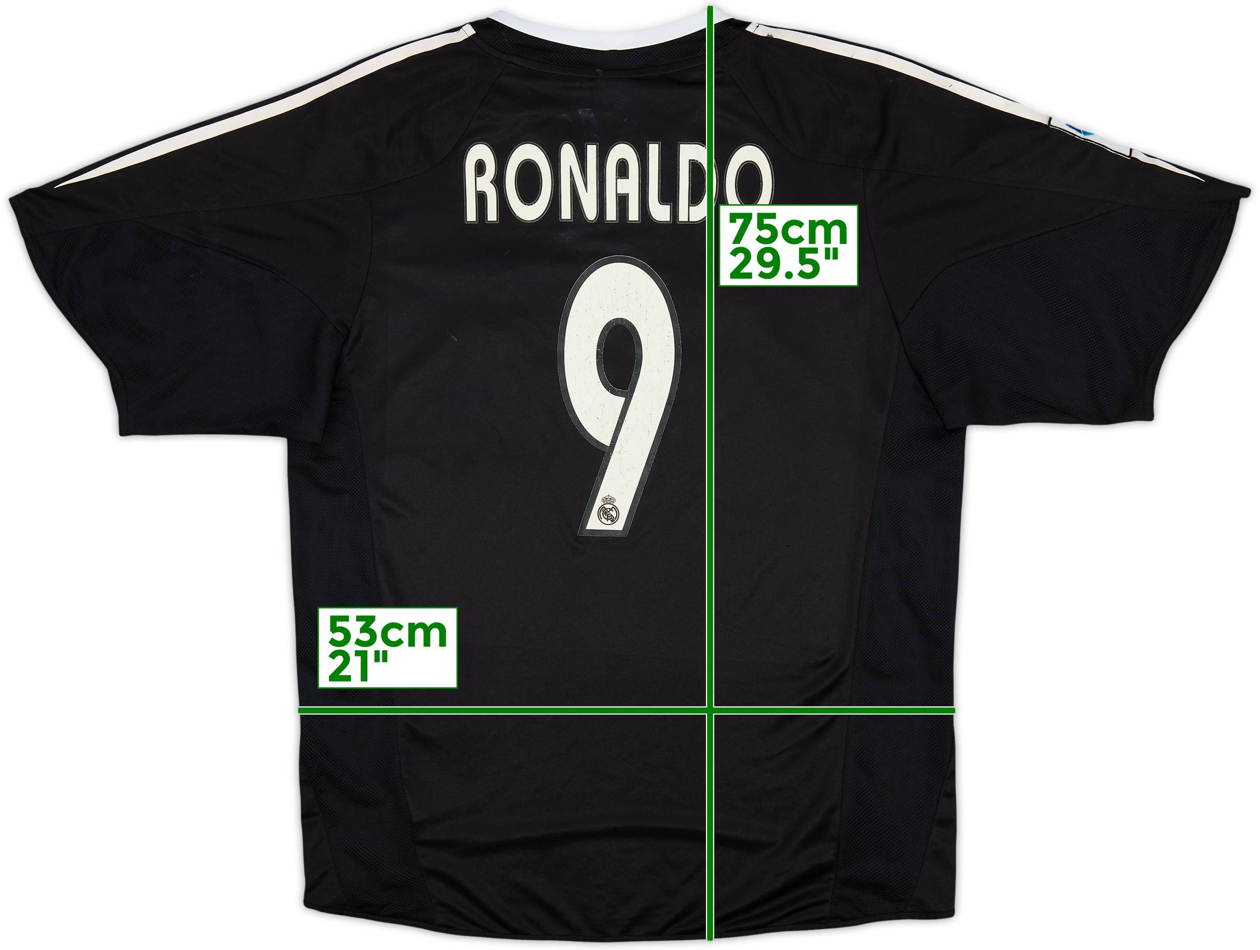 2004-05 Real Madrid Away Shirt Ronaldo #9 - 5/10 - (M)