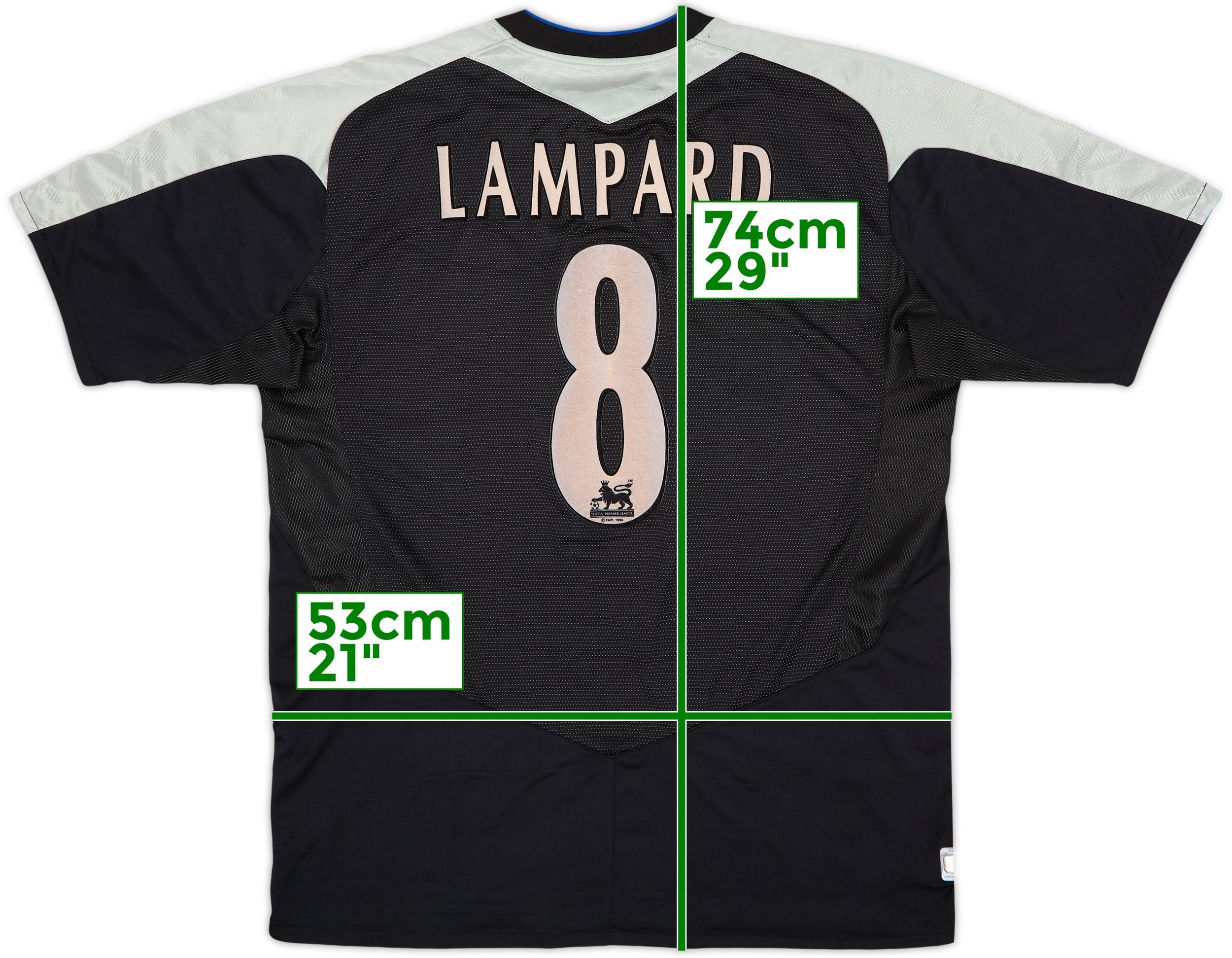 2004-05 Chelsea Away Shirt Lampard #8 - 6/10 - (L)