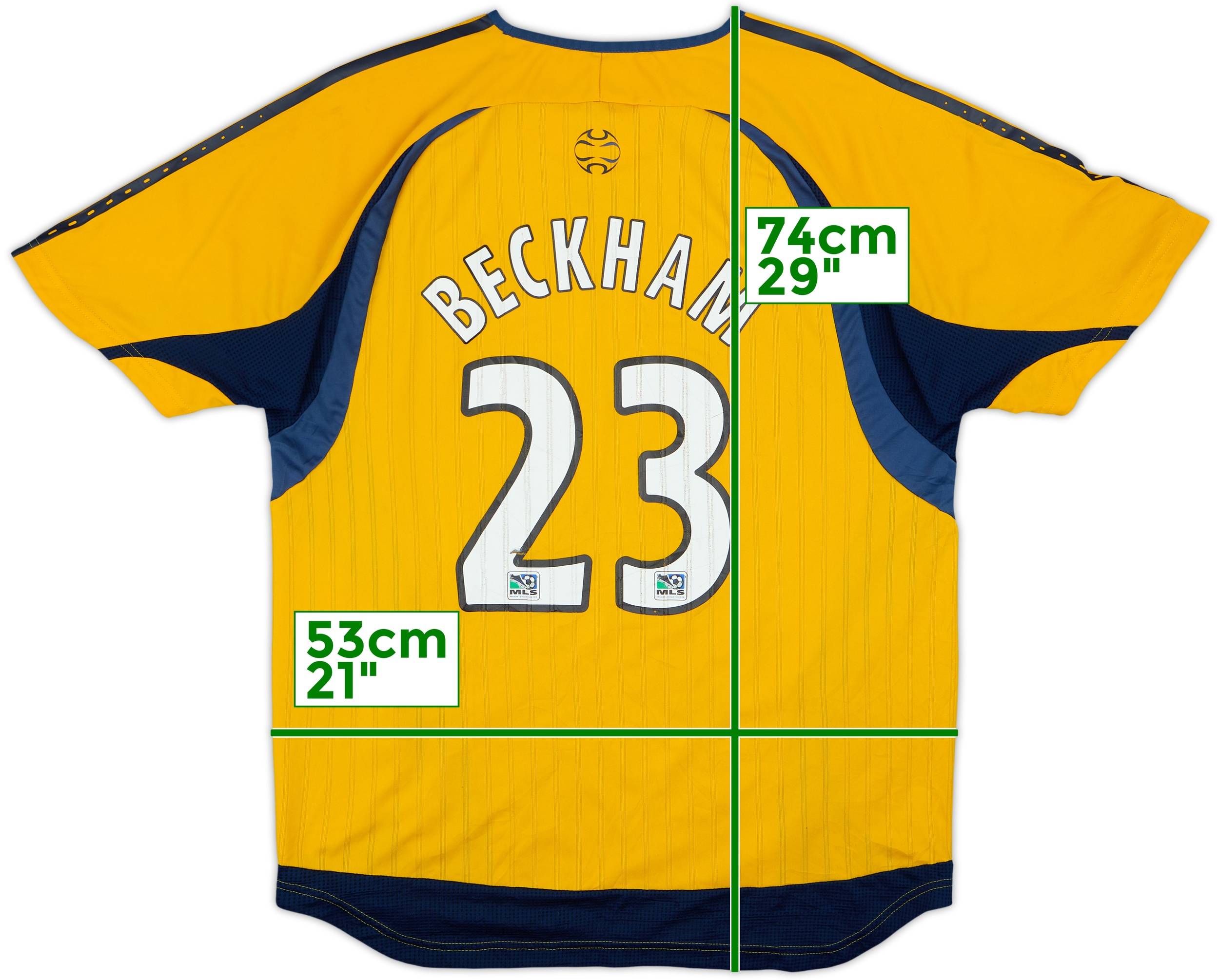 2007-08 LA Galaxy adidas Formotion Training Shirt Beckham #23 - 6