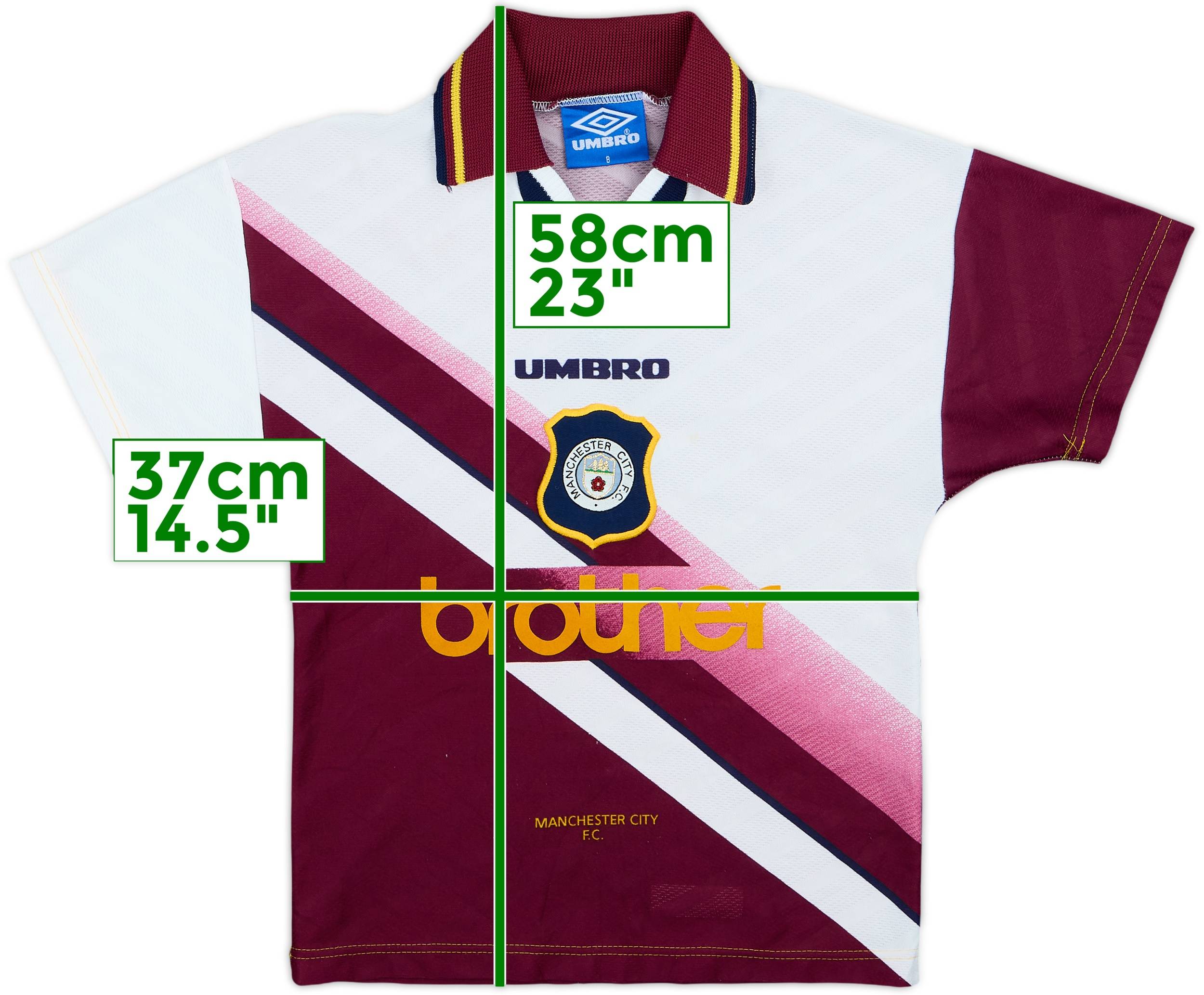 1996-97 Manchester City Away Shirt - 8/10 - (S.Boys)