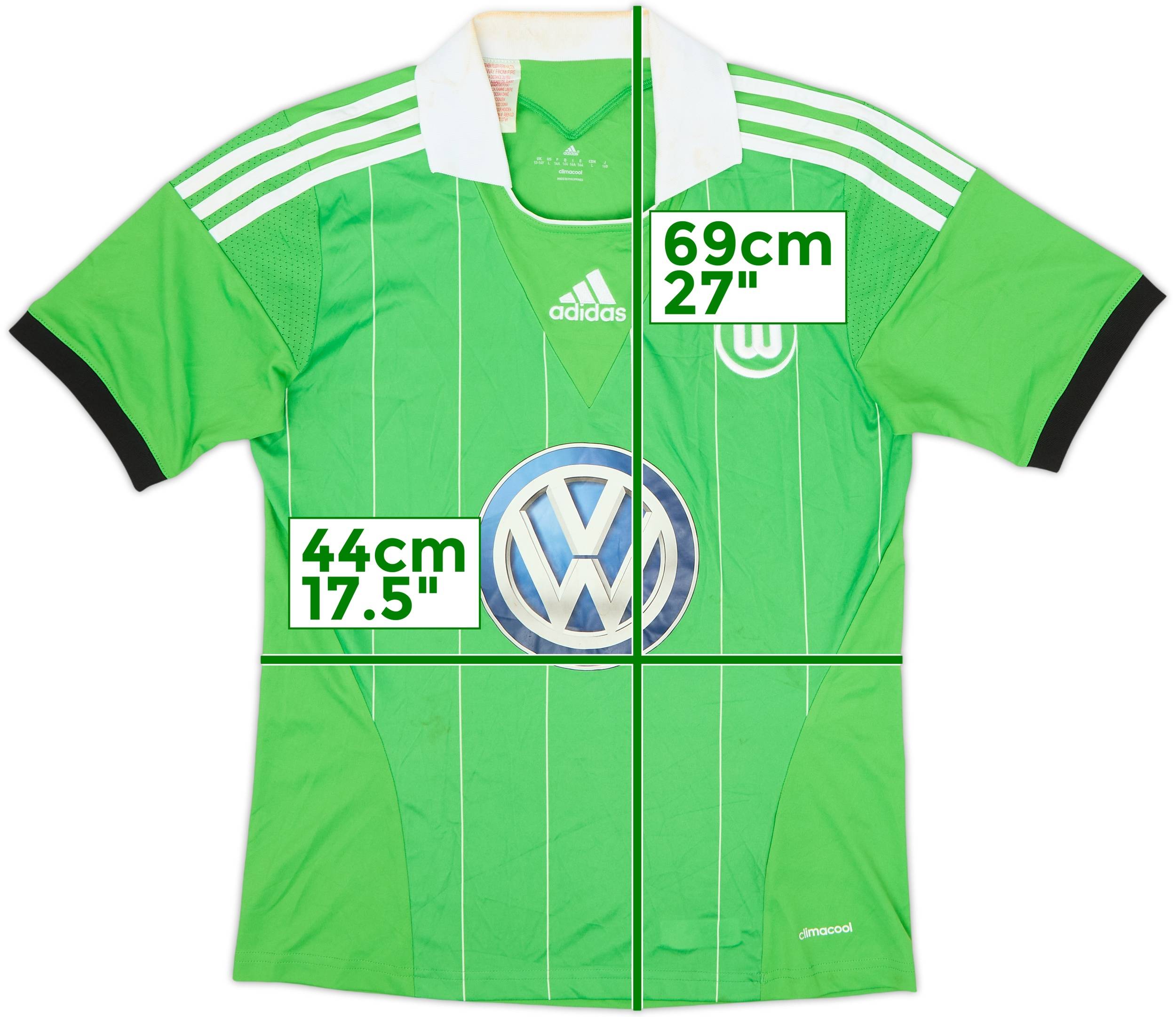 2013-14 Wolfsburg Home Shirt - 5/10 - (L.Boys)