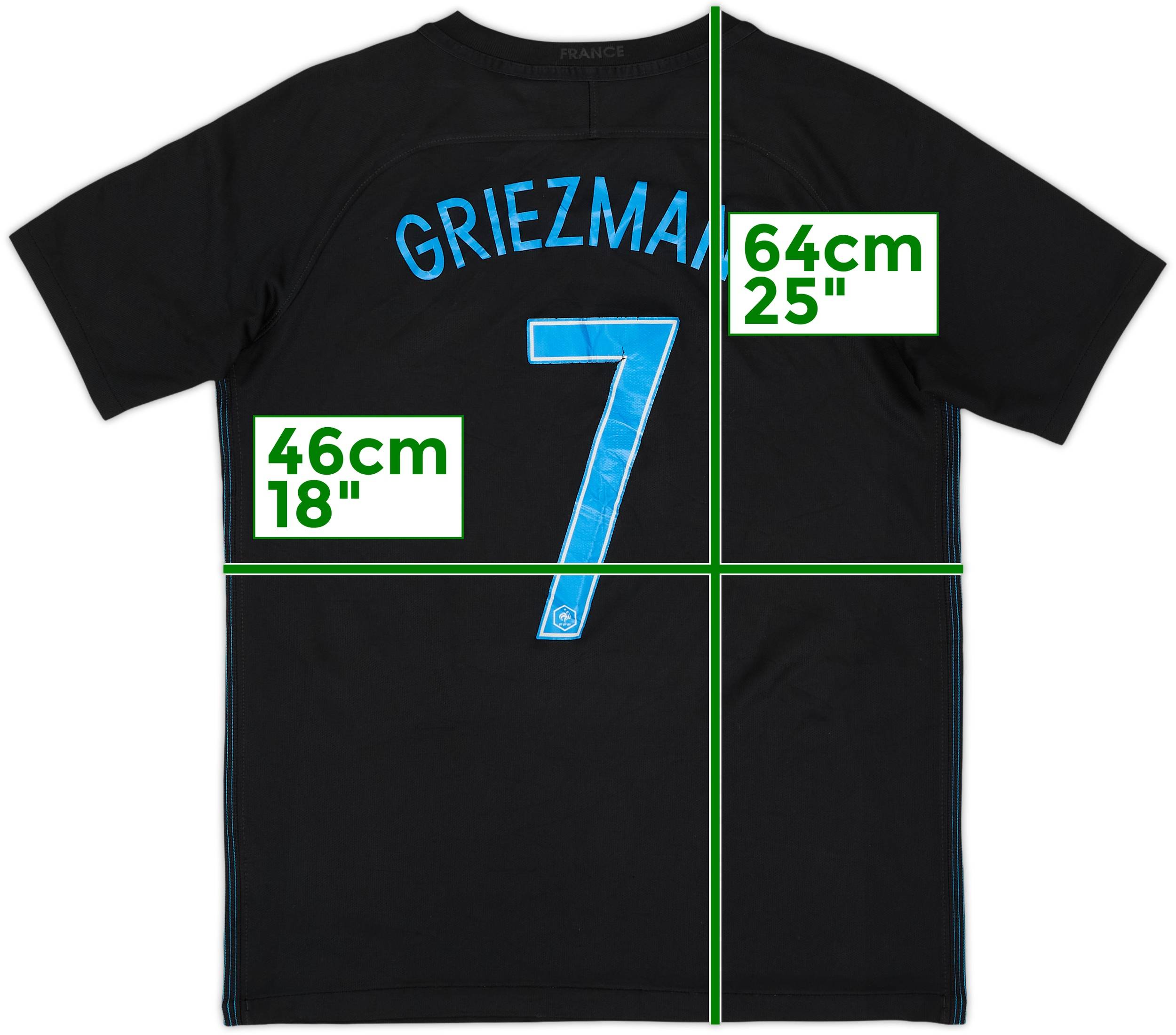 2017-18 France Third Shirt Griezmann #7 - 5/10 - (XL.Boys)