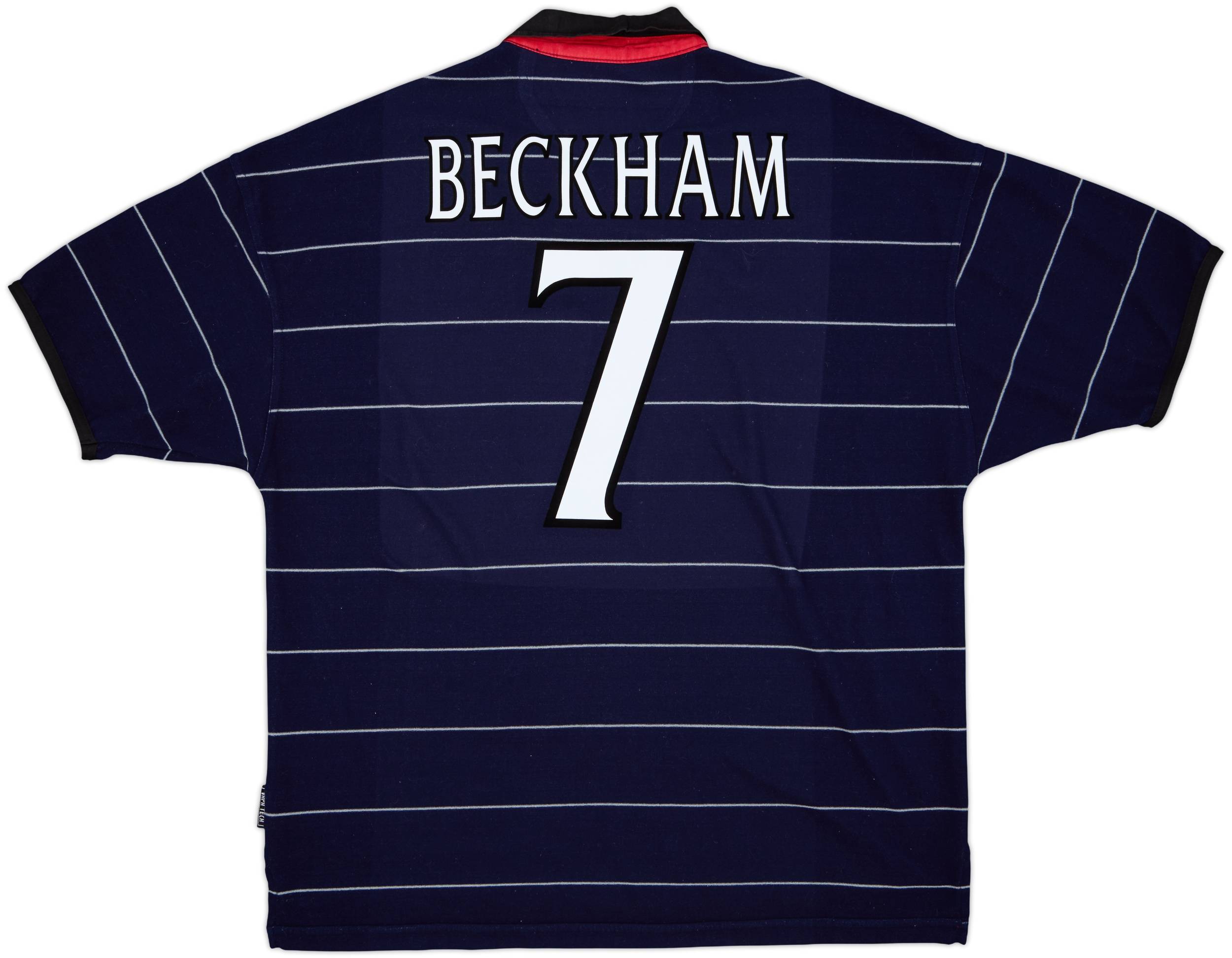 1999-00 Manchester United Away Shirt Beckham #7 - 8/10 - (XL)