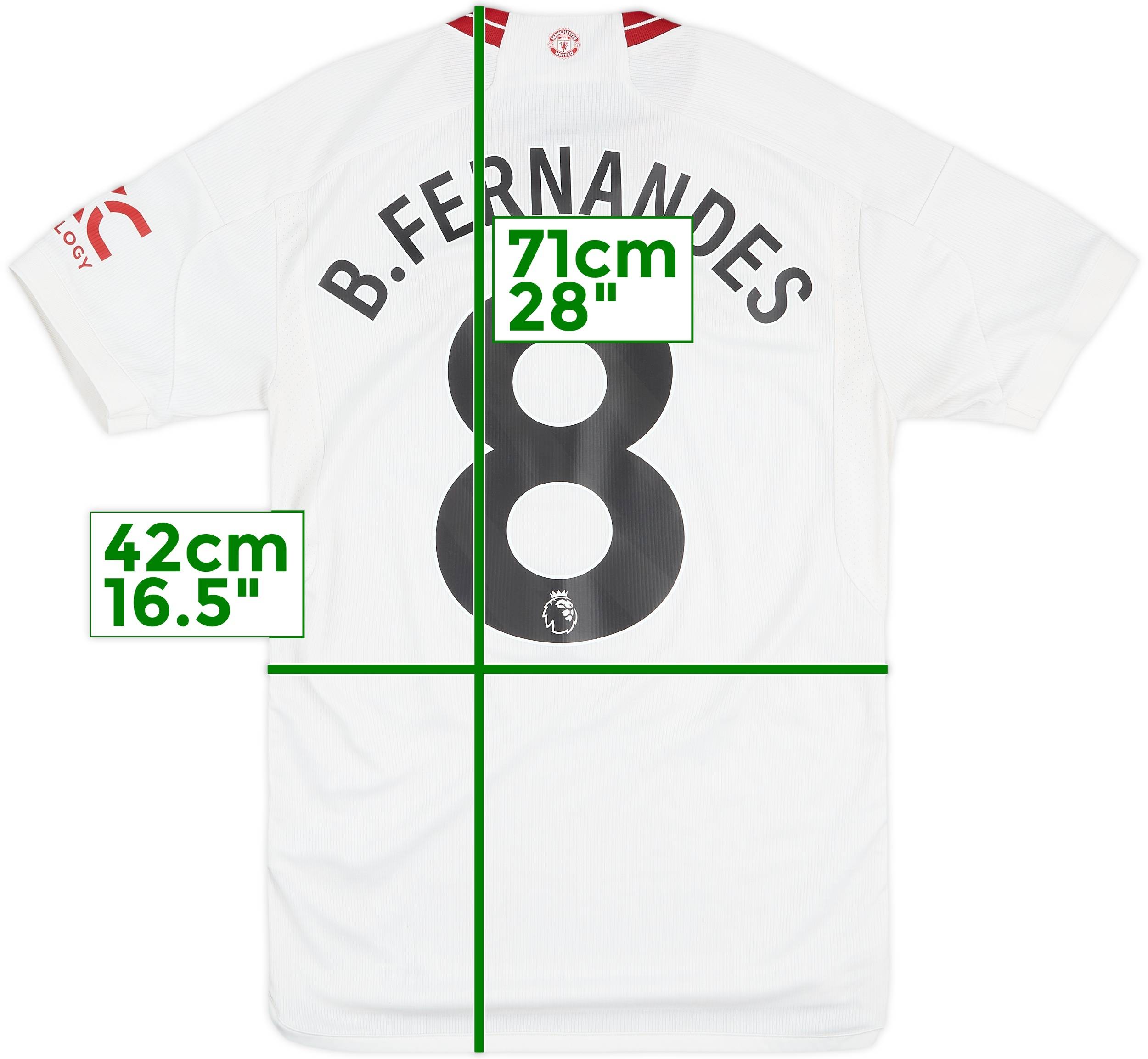 2023-24 Manchester United Third Shirt B.Fernandes #8 - 6/10 - (S)