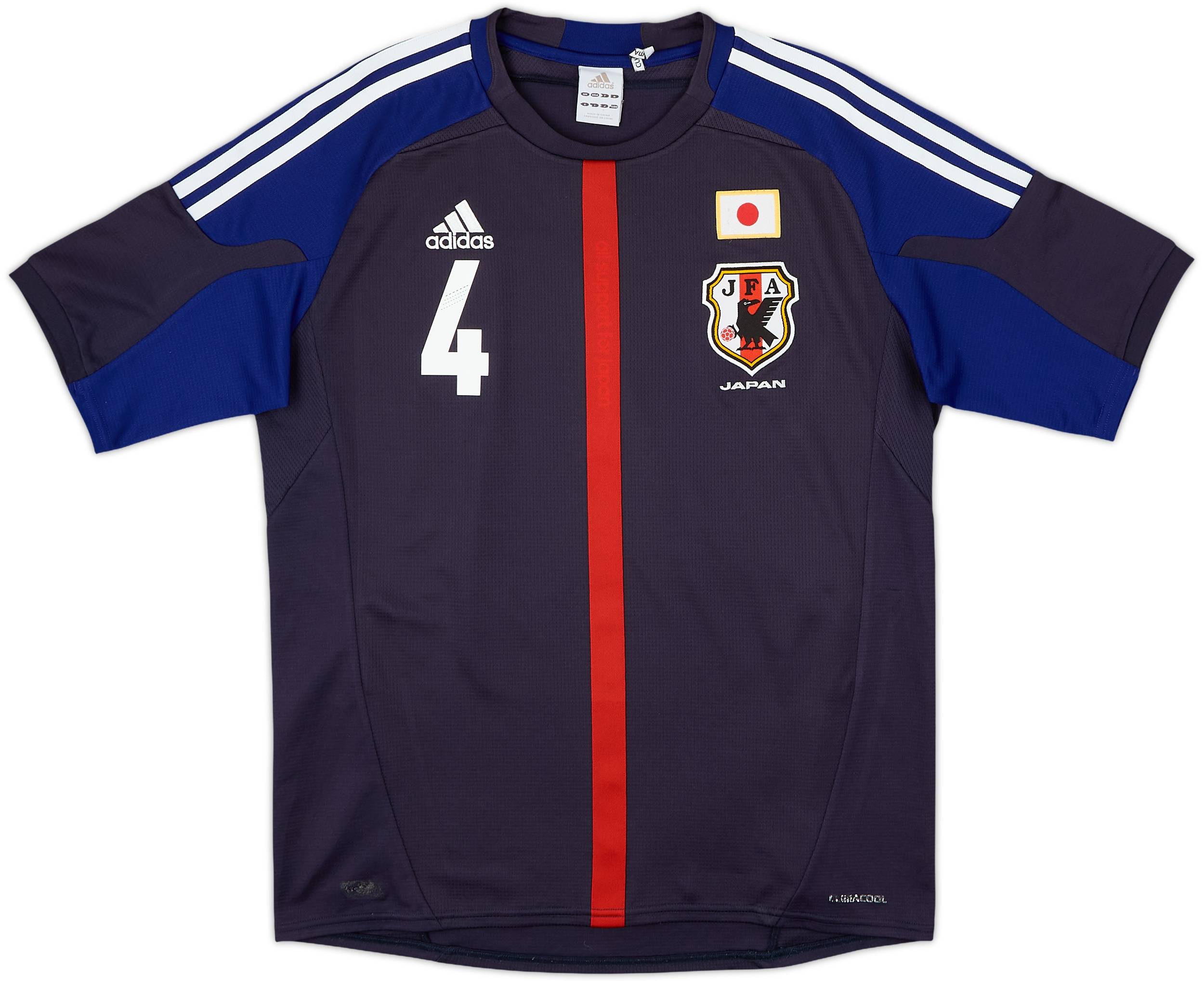 JAPANユニフォーム 2012-13 Japan Home Shirt Honda #4 - 7/10 - (M)