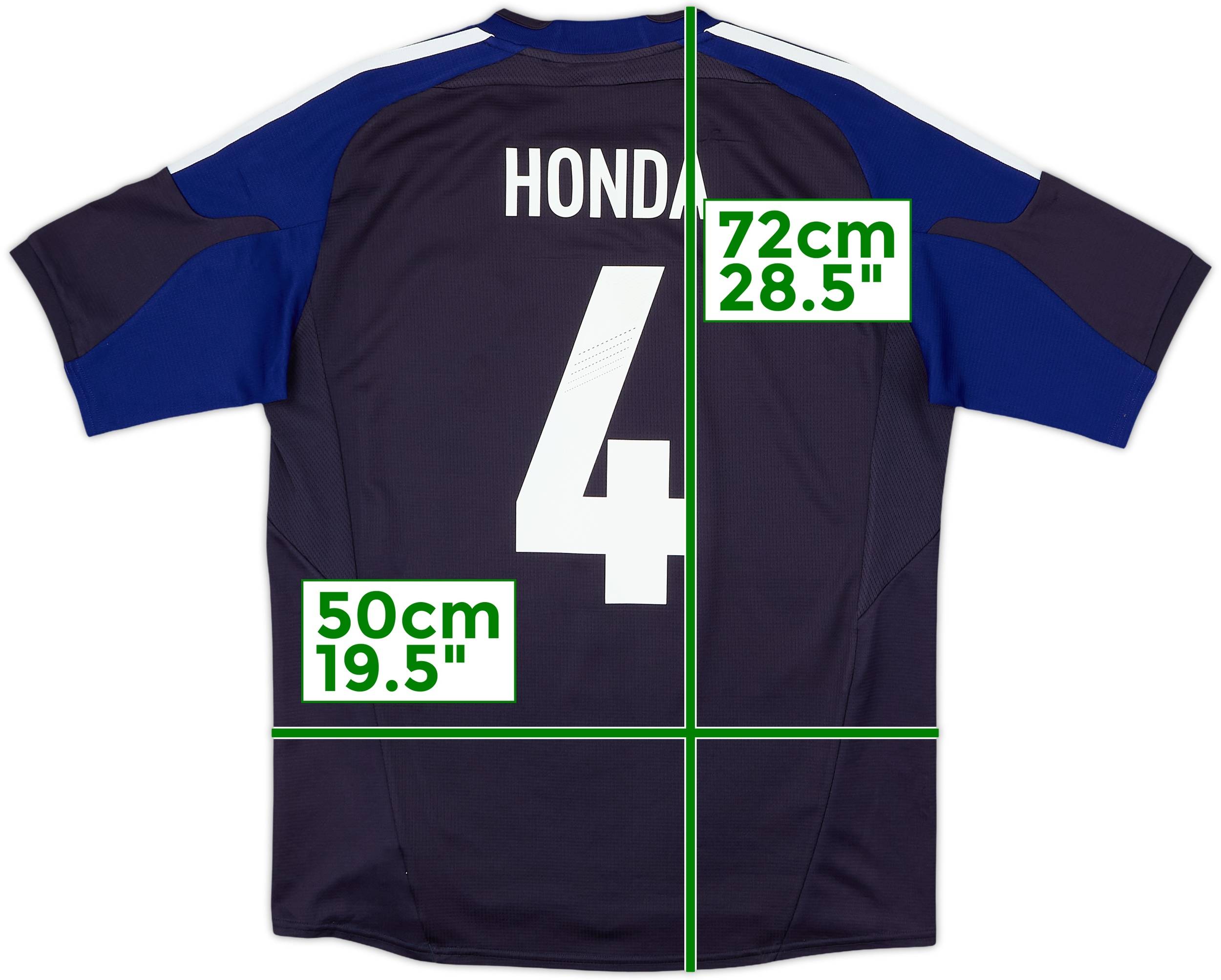 JAPANユニフォーム 2012-13 Japan Home Shirt Honda #4 - 7/10 - (M)