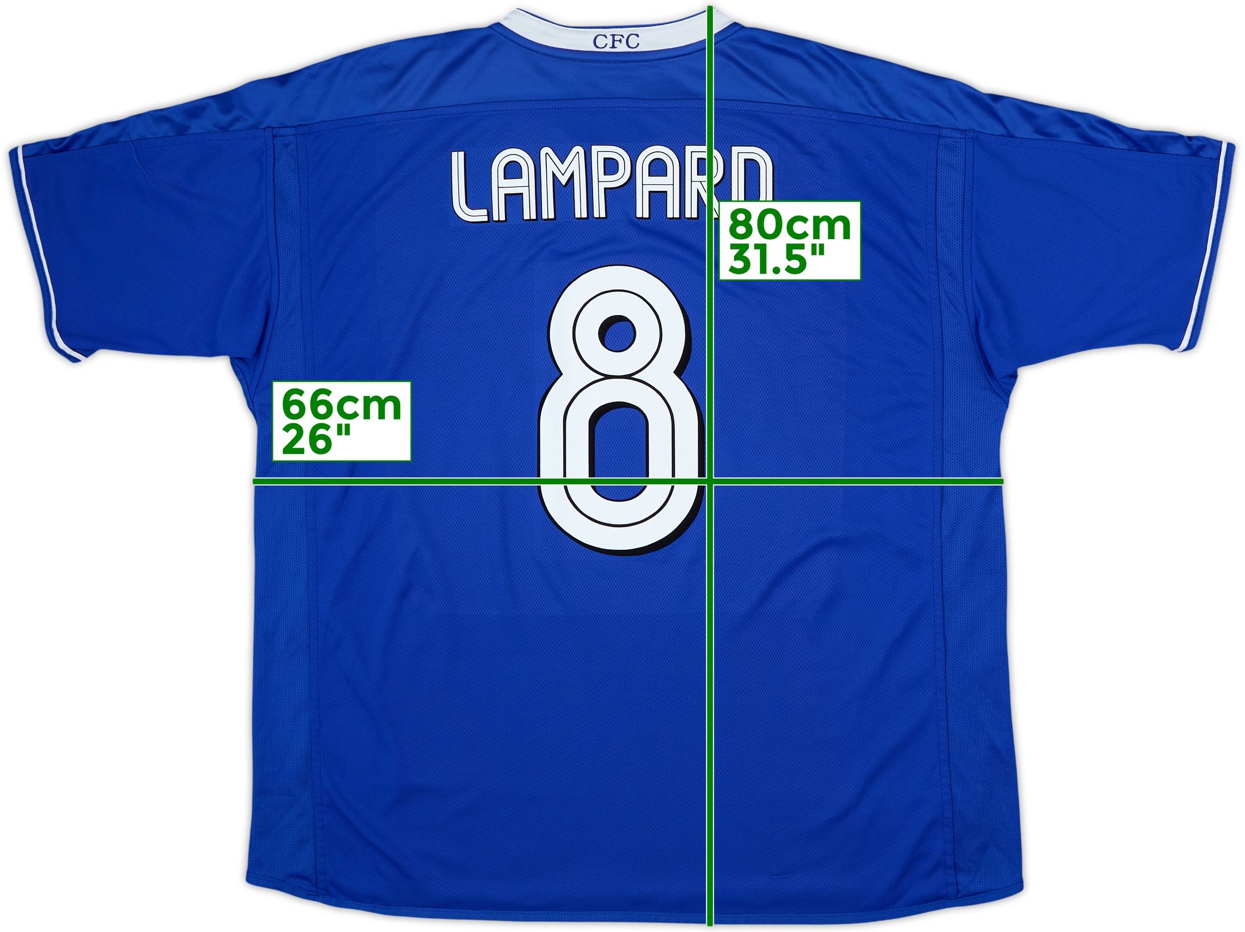 05/06 Chelsea #8 Lampard ユニ 2005-06 Chelsea Centenary Home Shirt
