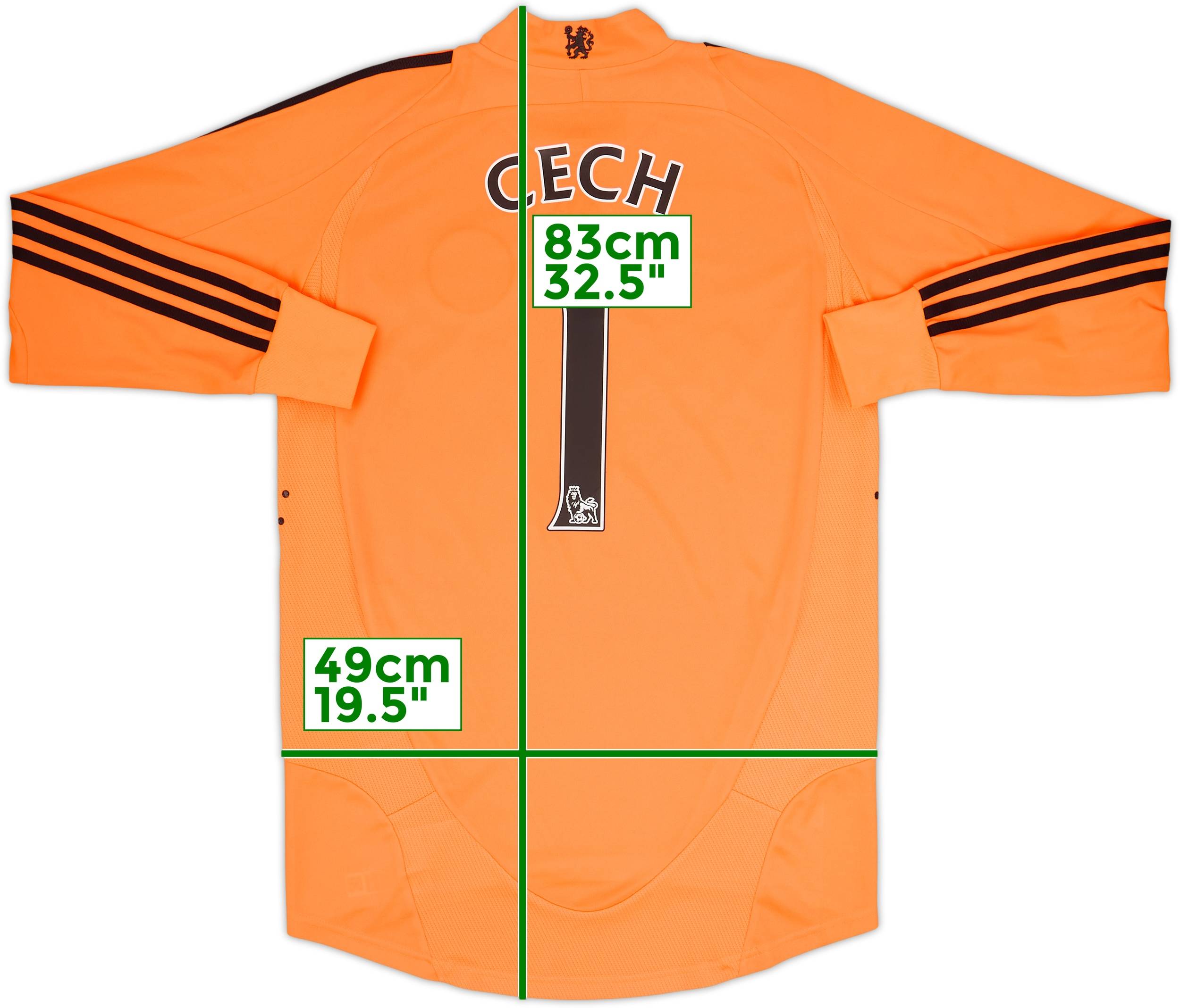 2008-09 Chelsea GK Shirt Cech #1 - 8/10 - (M)