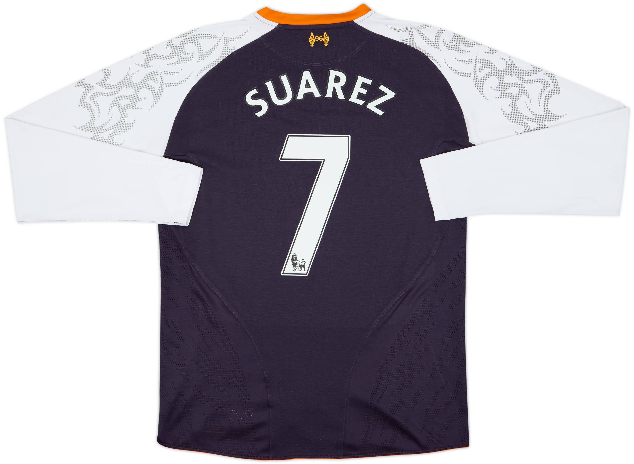 リヴァプール　2012-13スアレス 3rd 2012-13 Liverpool Third L/S Shirt Suarez #7 - 8/10 - (M)