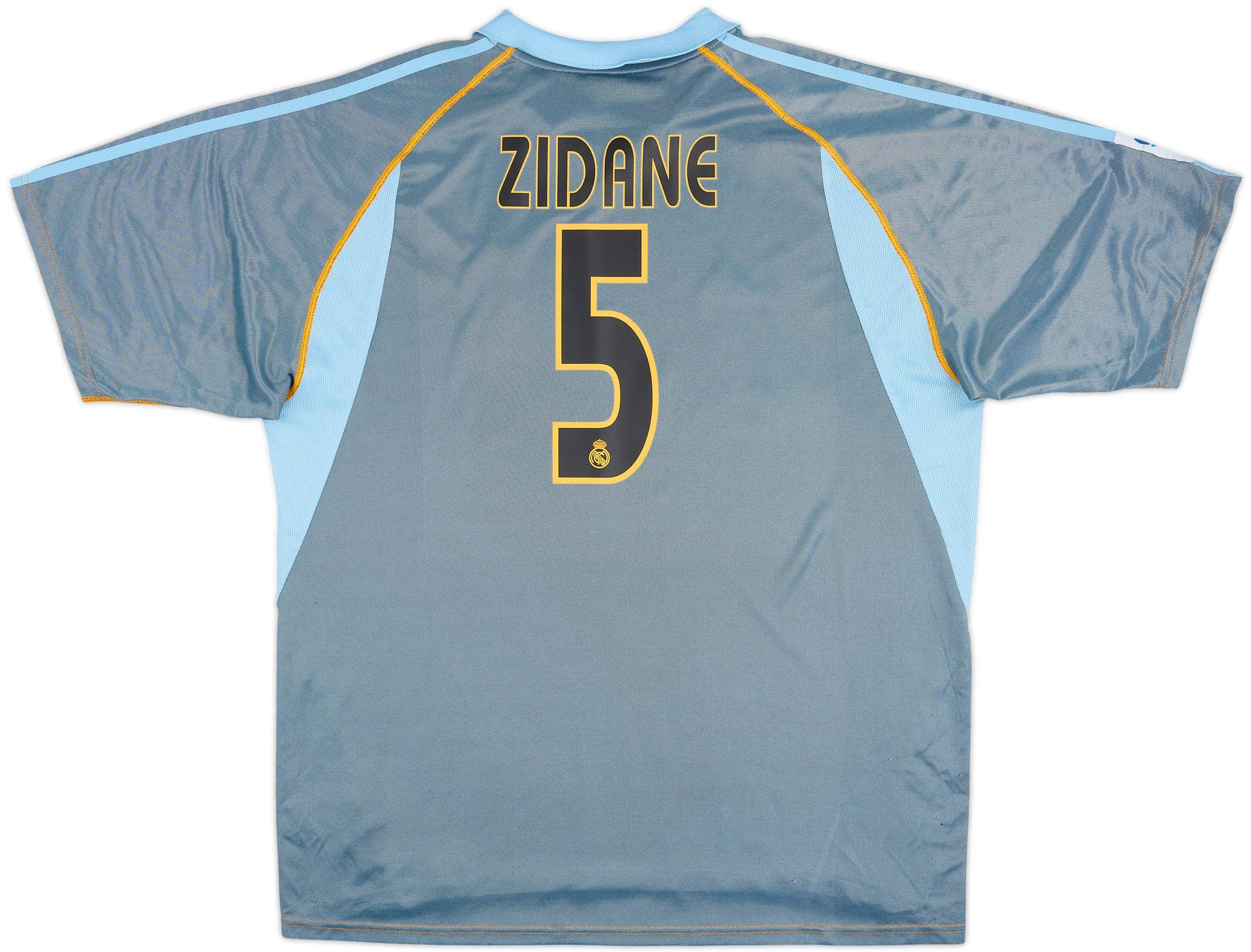 2003-04 Real Madrid Third Shirt Zidane #5 - 7/10 - (XL)