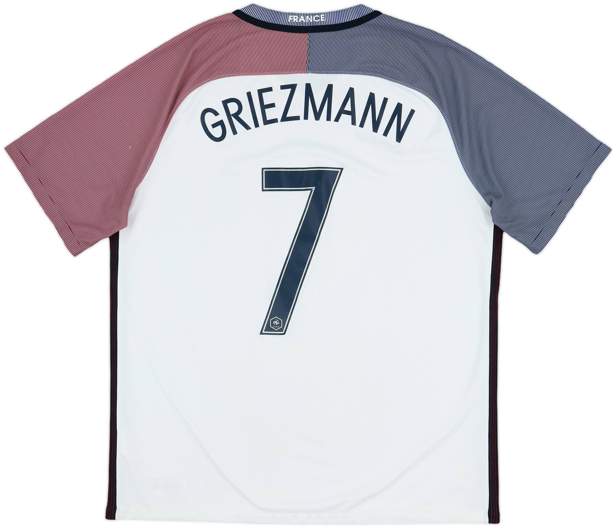 2016-17 France Away Shirt Griezmann #7 - 5/10 - (XL)
