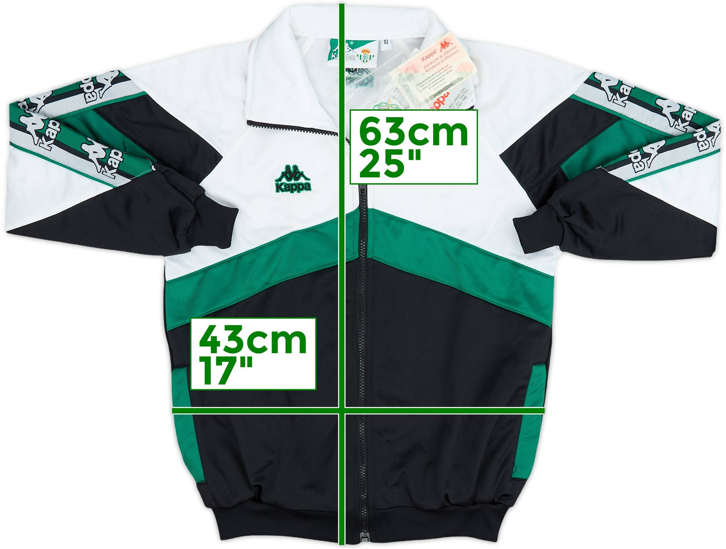1995-97 Real Betis Kappa Track Jacket (M.Boys)