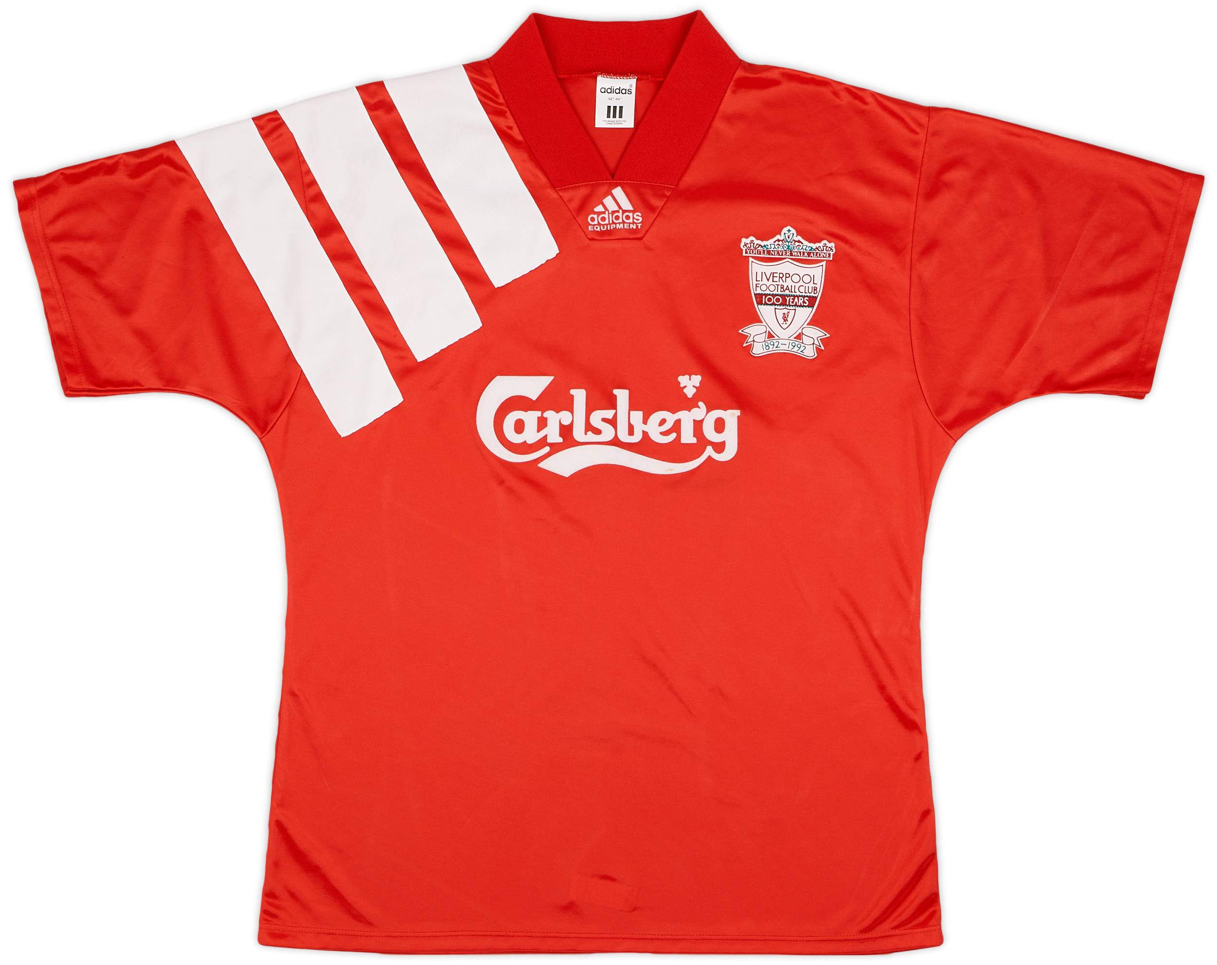 1992-93 Liverpool Centenary Home Shirt - 6/10 - (L)