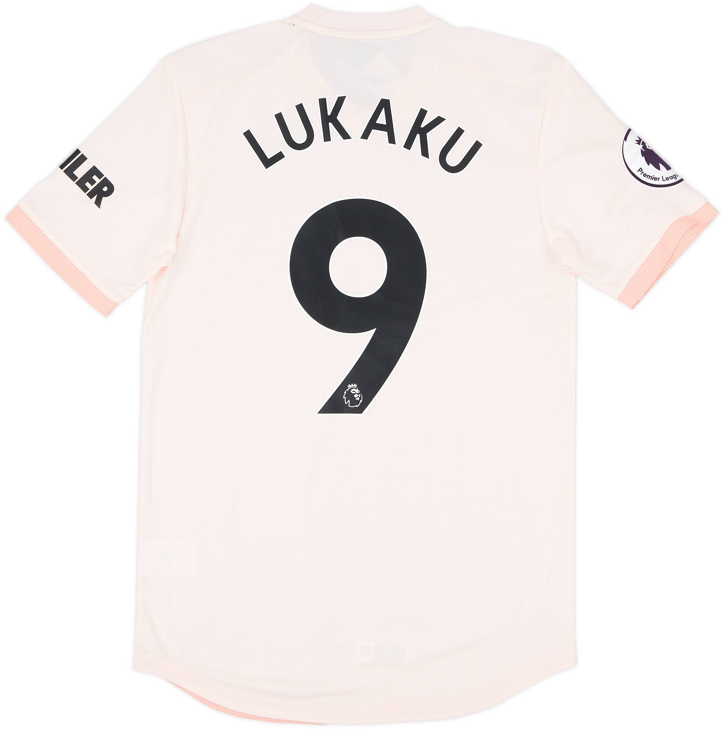 2018-19 Manchester United Authentic Away Shirt Lukaku #9 (S)