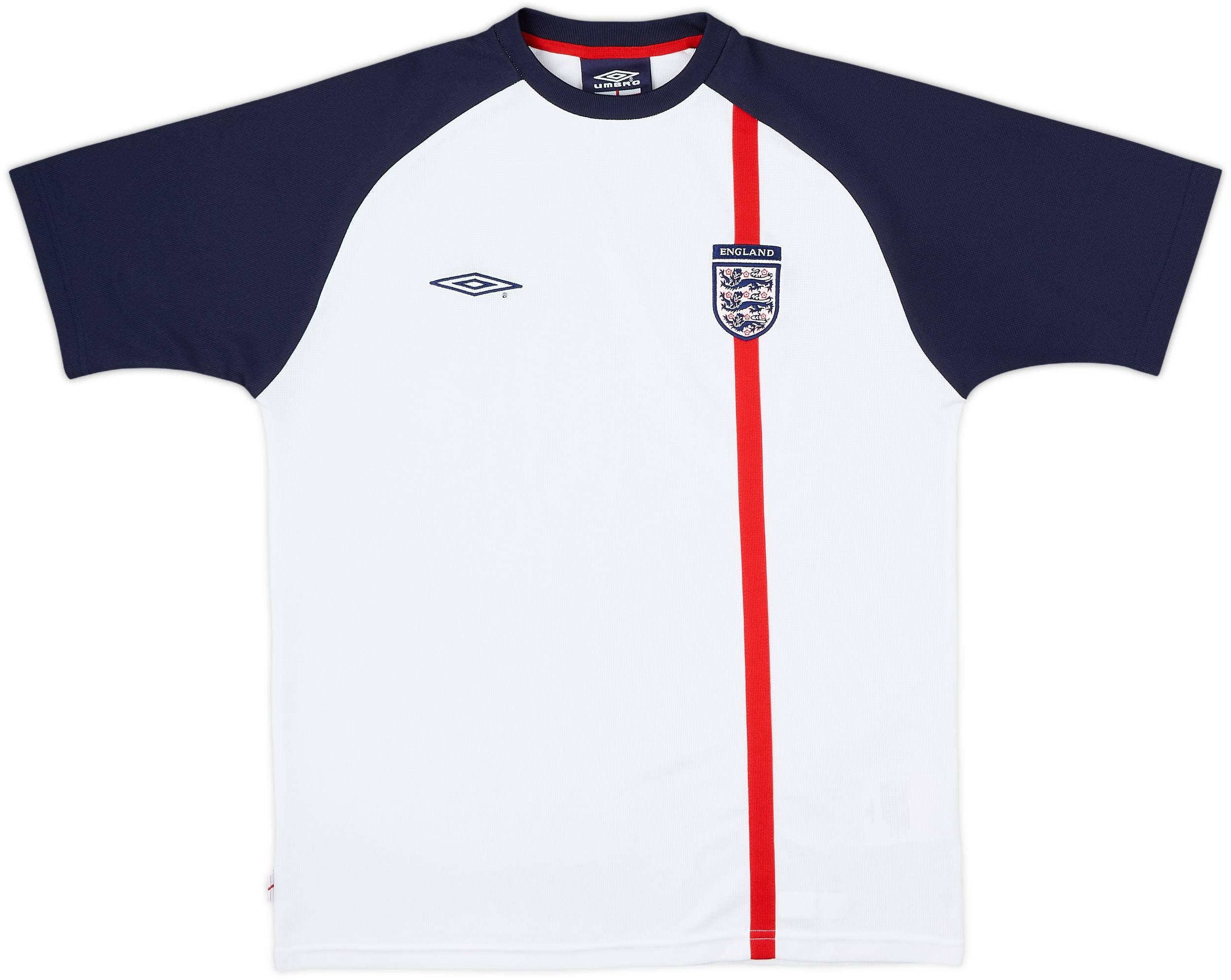 2002-03 England Umbro Training Shirt - 9/10 - (M)