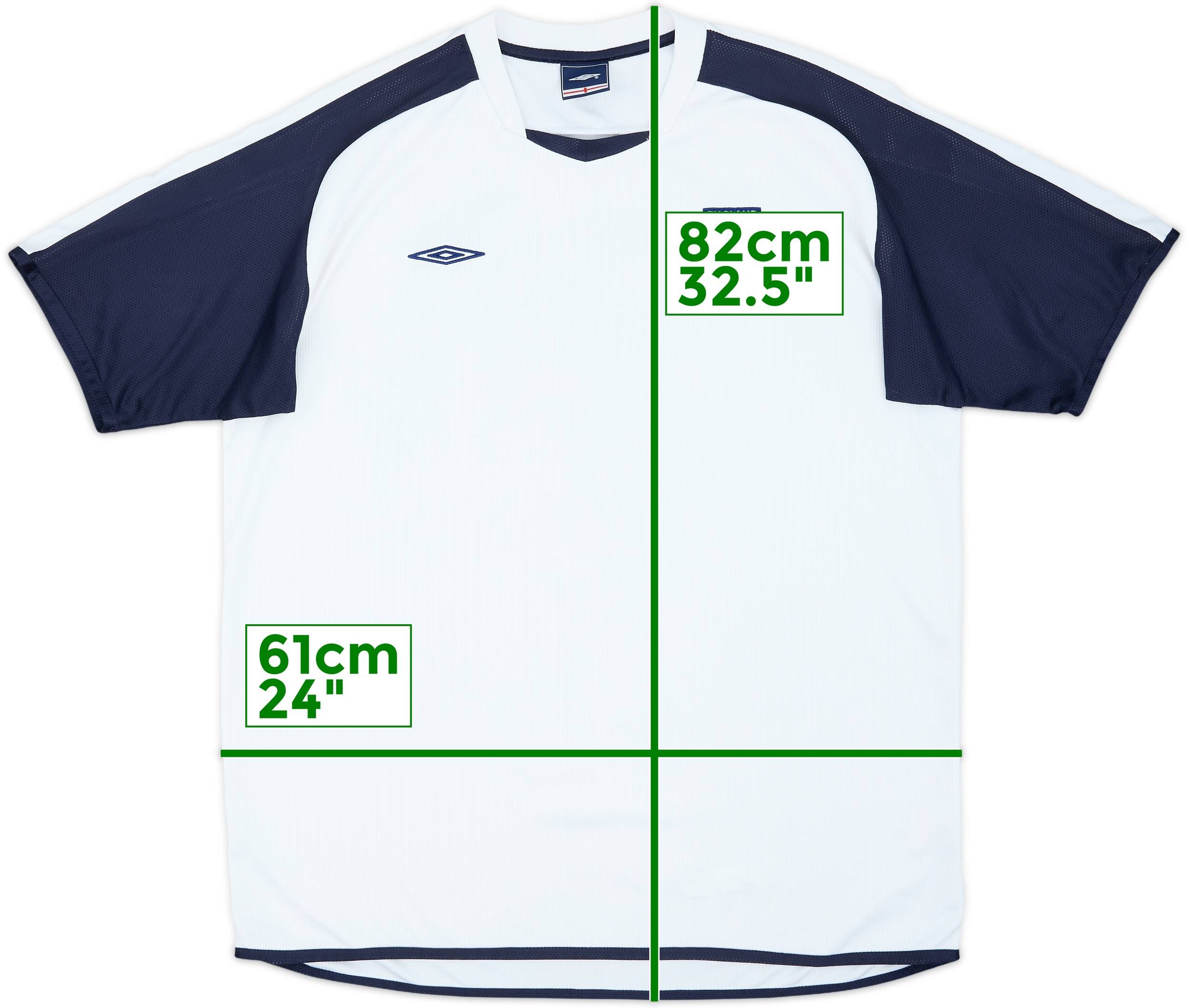 2004-06 England Umbro Training Shirt - 7/10 - (L)