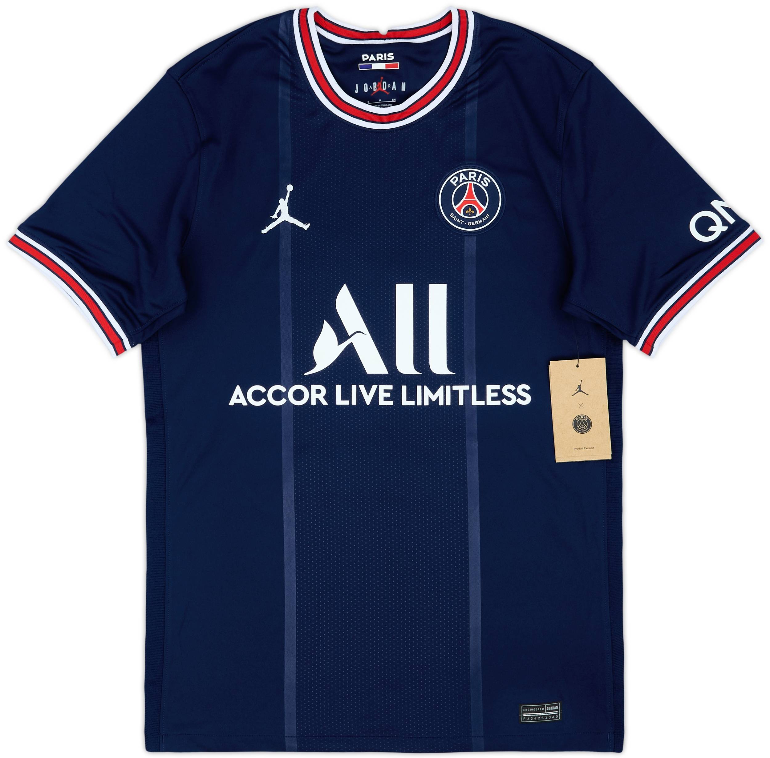 2021-22 Paris Saint-Germain Home Shirt Neymar Jr #10 (S)