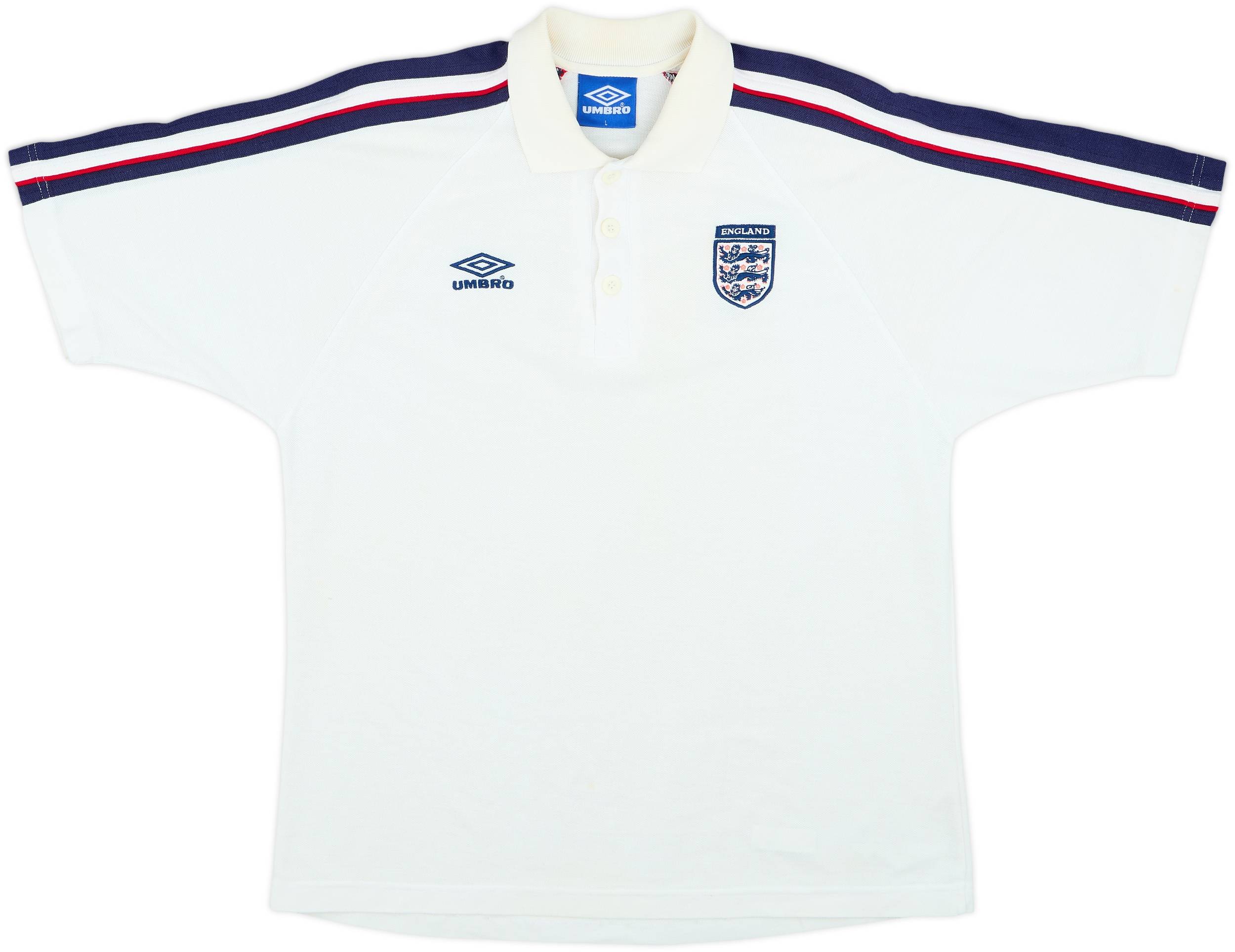 ウェア 00s UMBRO ENGLAND Polo Shirt Descente UK 2000-02 England Umbro Polo Shirt - 7/10 - (L)