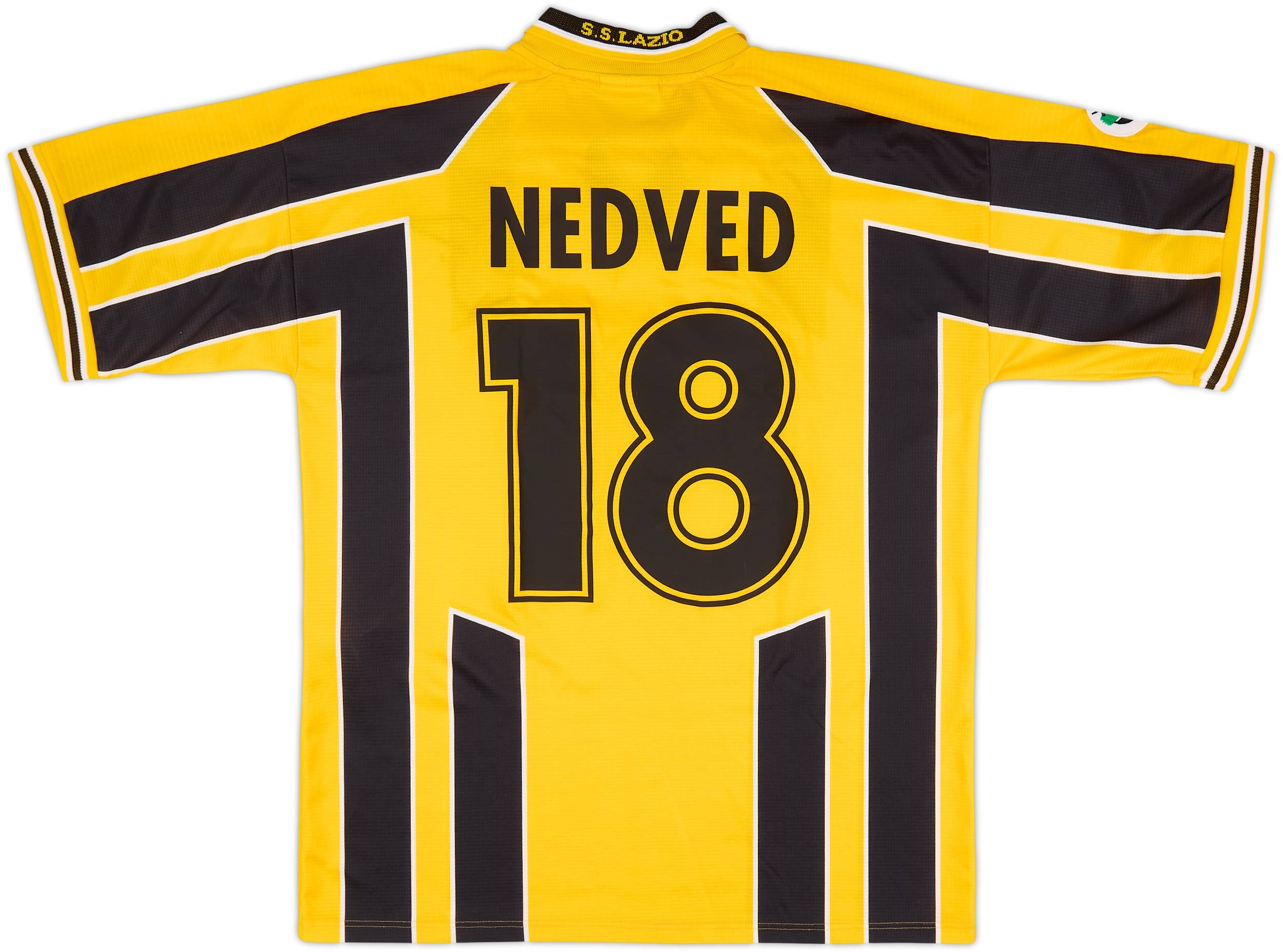 1998-99 Lazio European Away Shirt Nedved #18 - 8/10 - (XL)