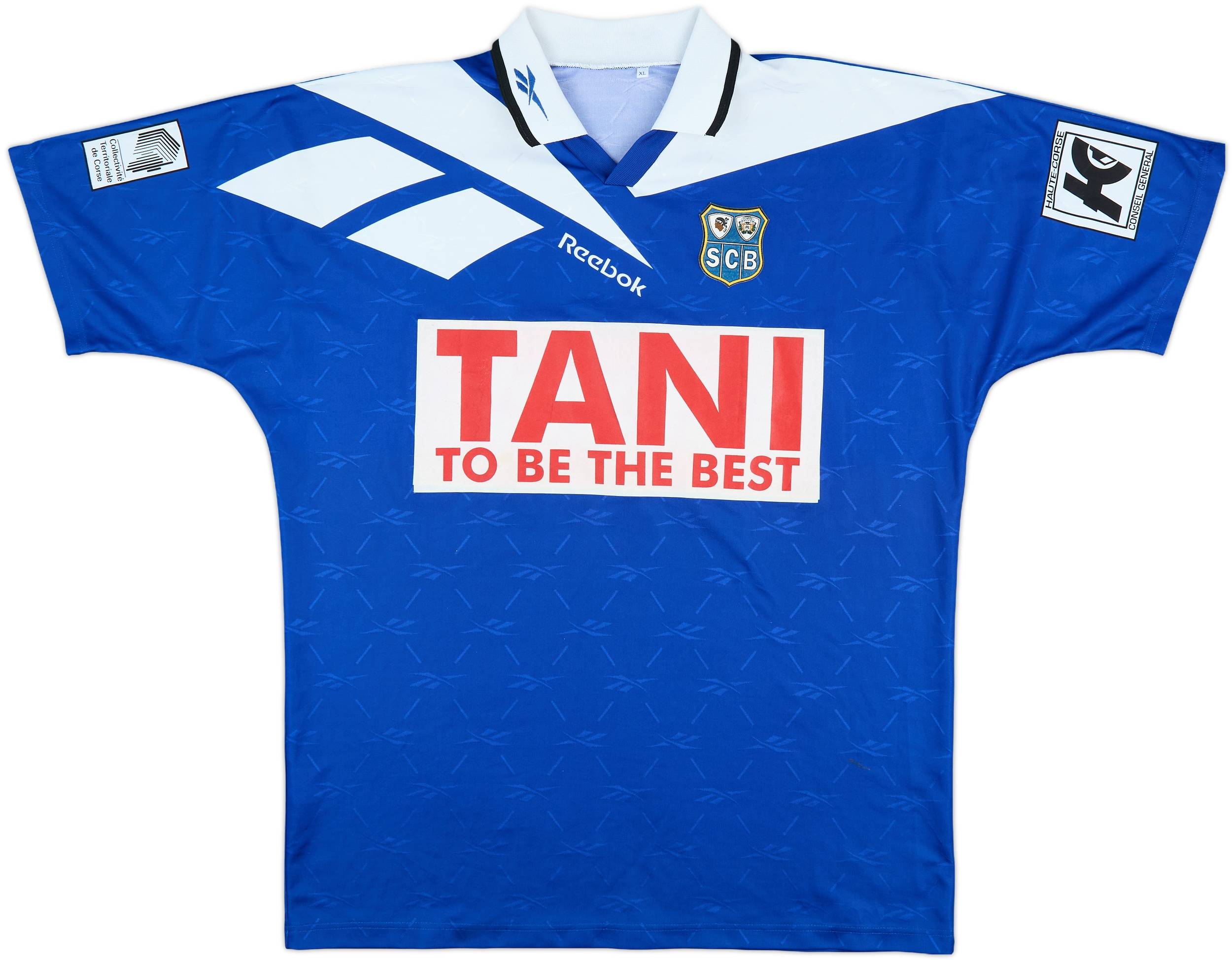1995-98 Bastia Match Issue Home Shirt #12