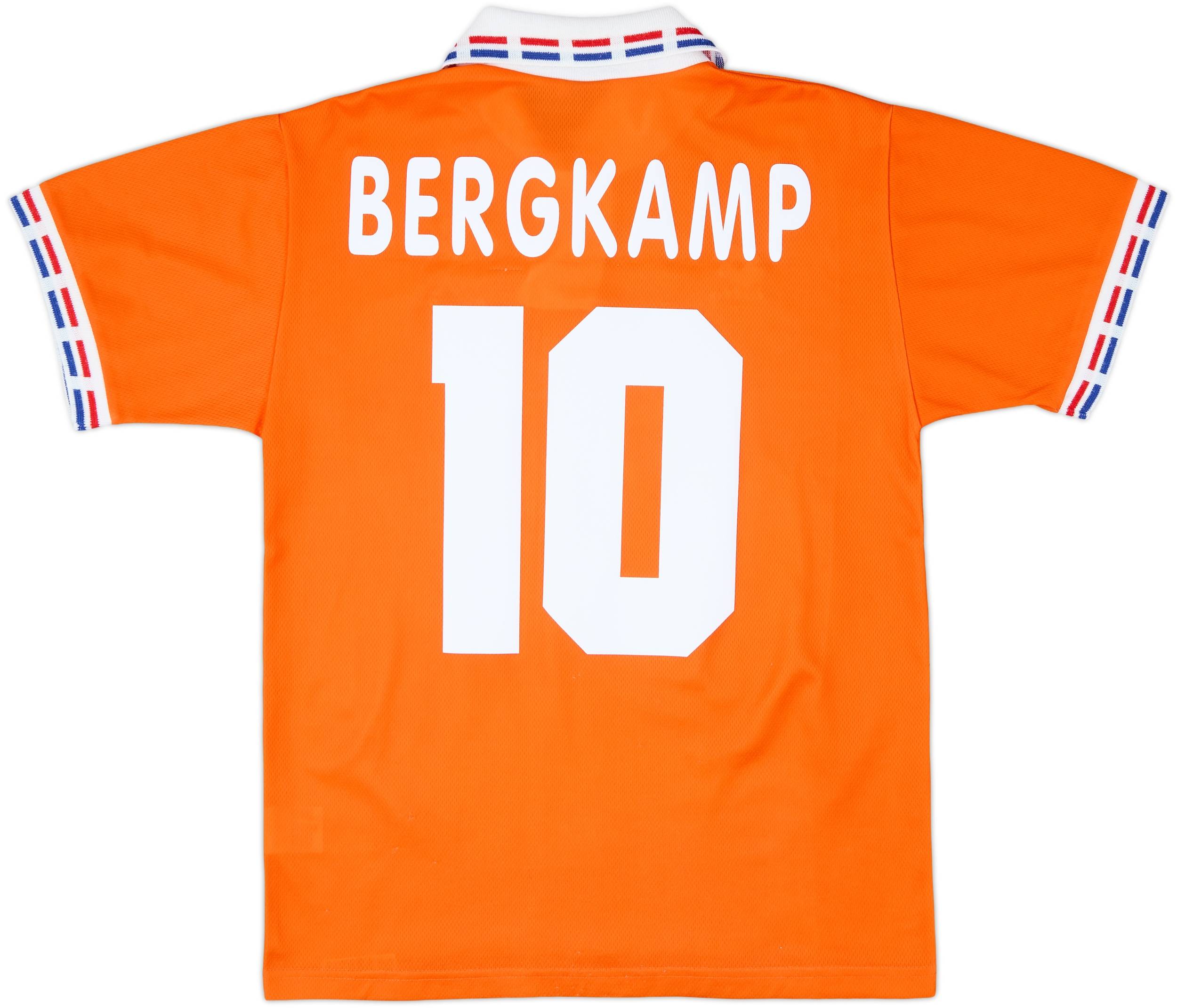 1996 Netherlands Home Shirt Bergkamp #10 - 9/10 - (S)