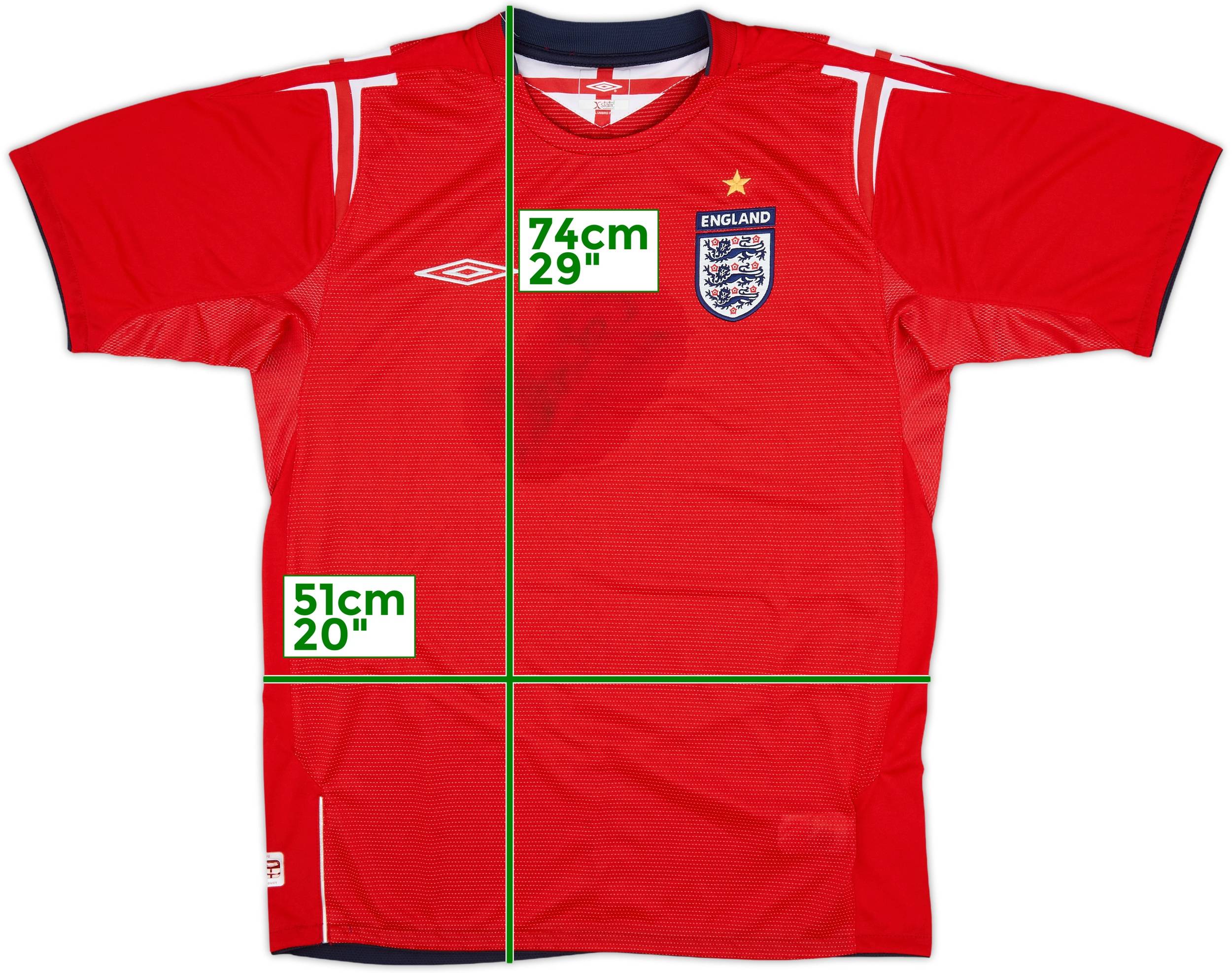 2004-06 England Away Shirt - 4/10 - (M)