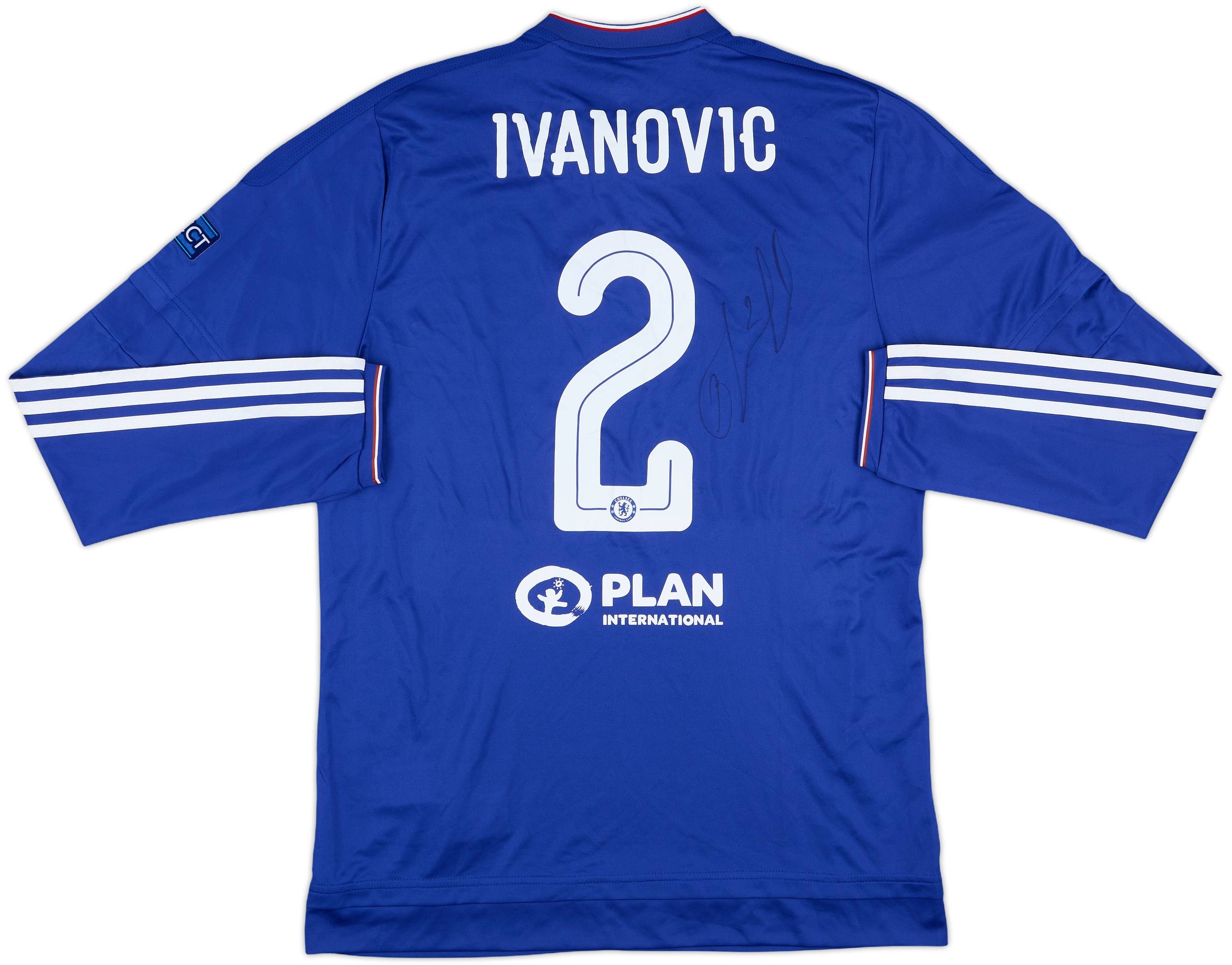 UEFA CHAMPIONSLEAGUE ユニフォーム 2015-16 Chelsea Player Issue Signed Champions League Home L/S