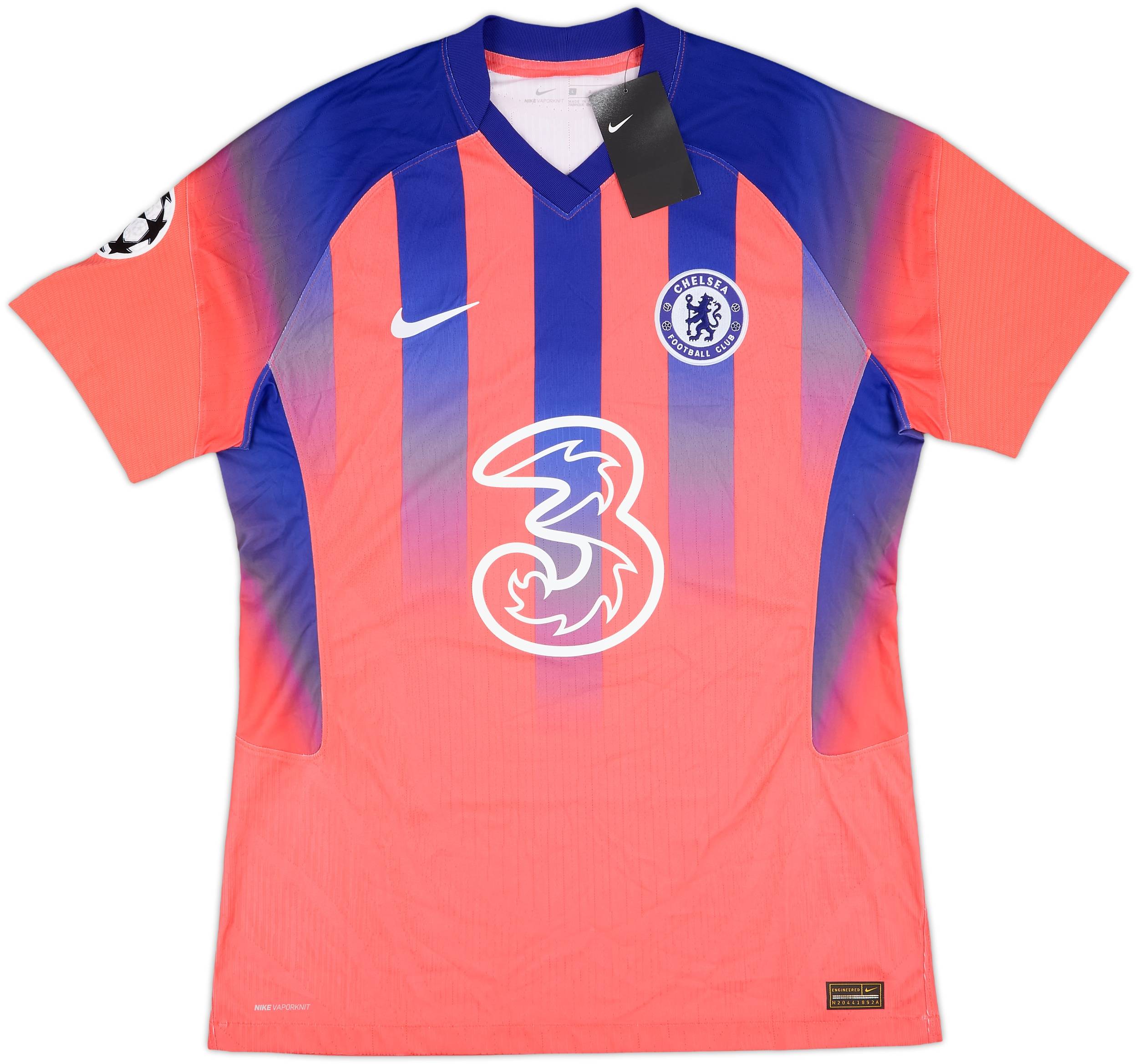 2020-21 Chelsea Player Issue Signed Champions League Third