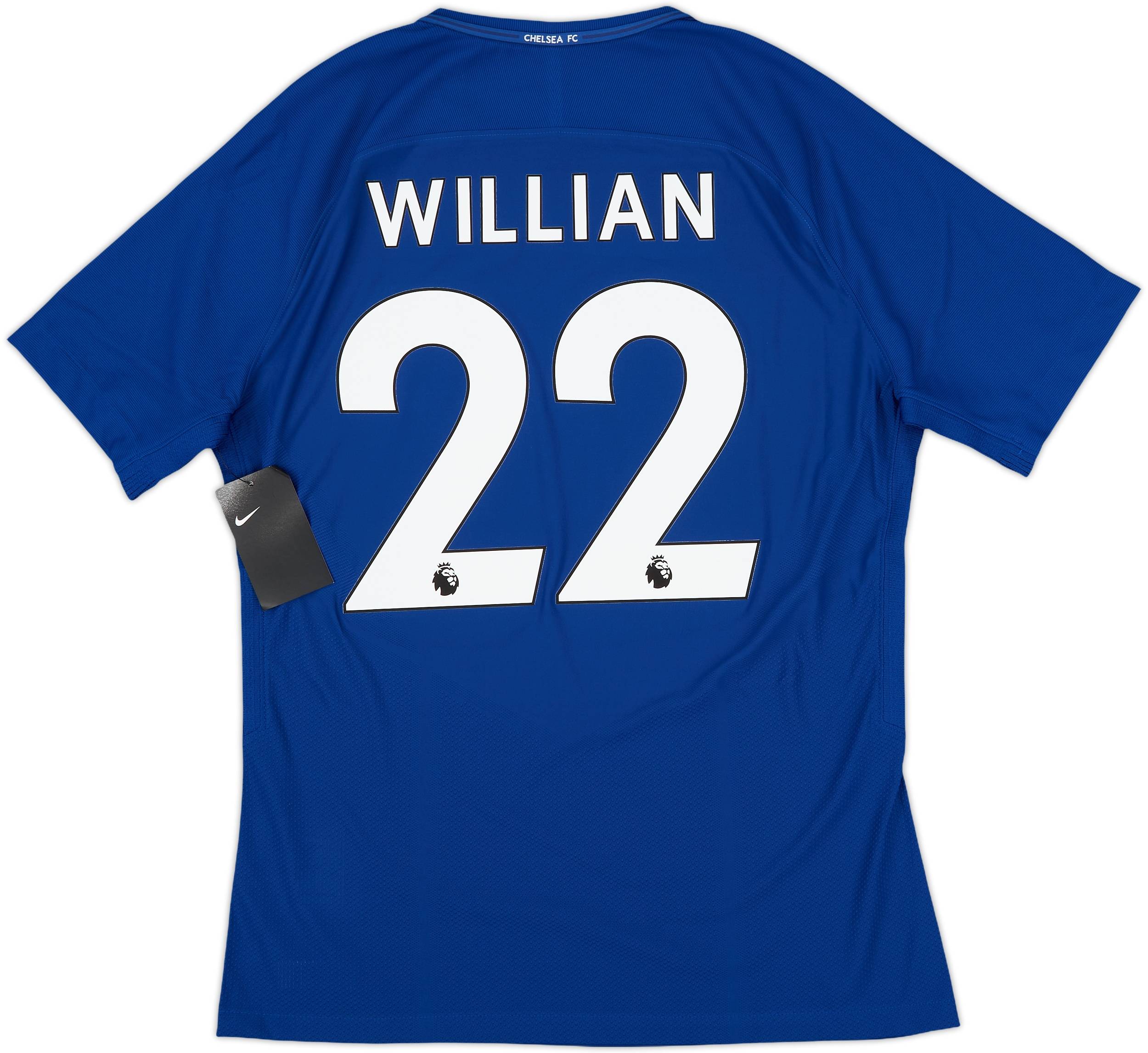 2017-18 Chelsea Player Issue Home Shirt Willian #22 (L)