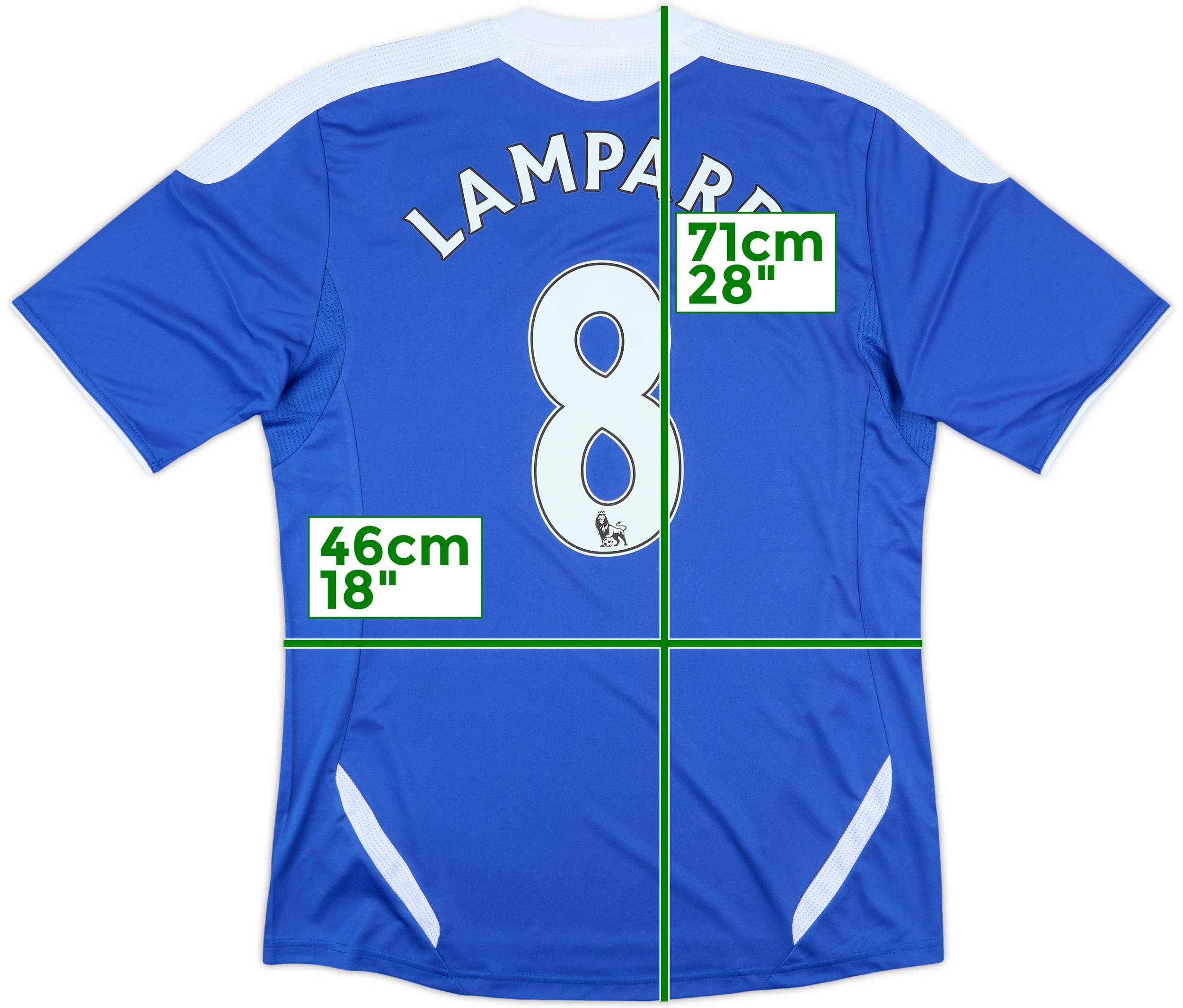 2011-12 Chelsea Prototype Home Shirt Lampard #8 - 10/10 - (M)
