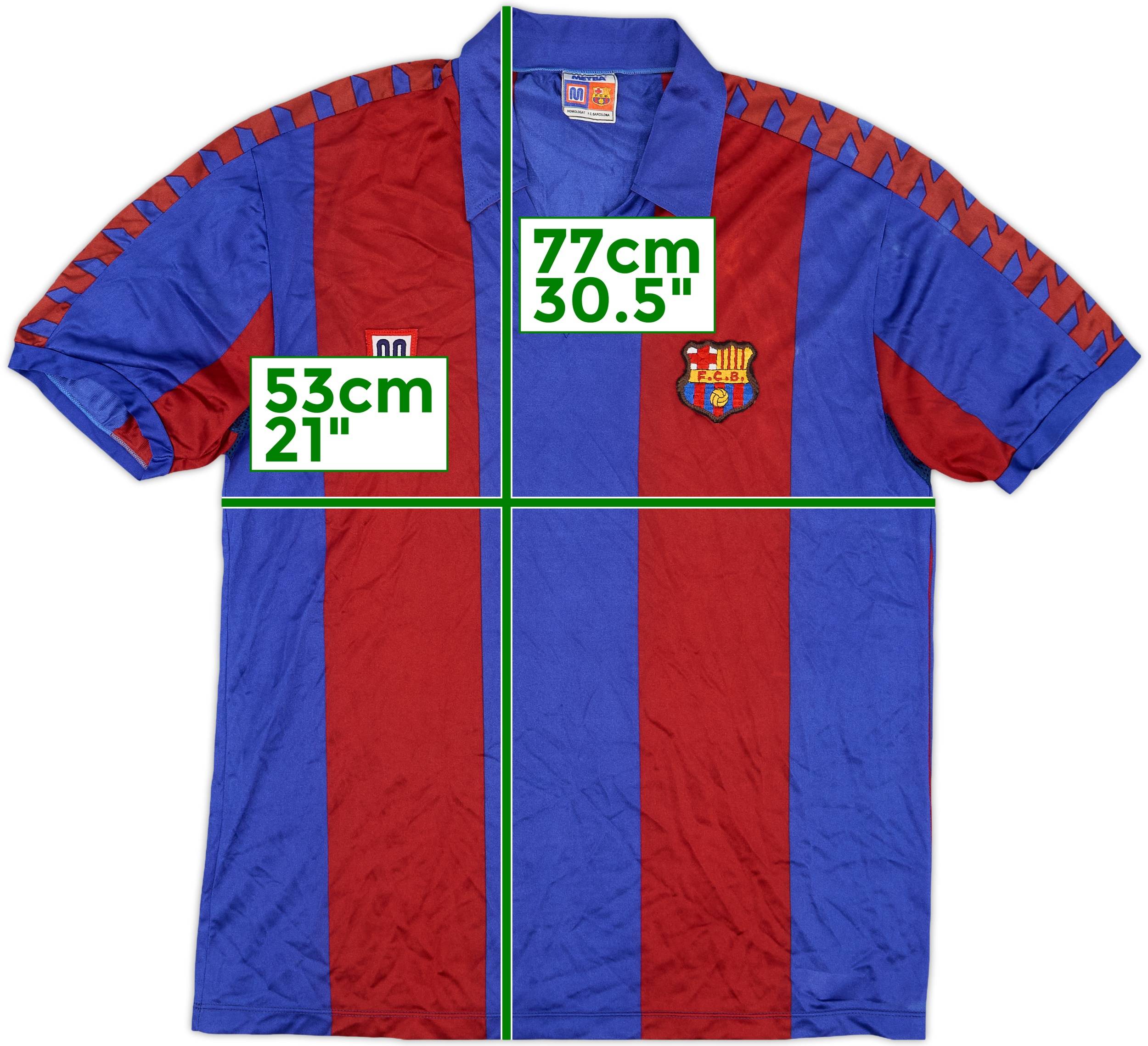 1984-89 Barcelona Home Shirt - 8/10 - (L)