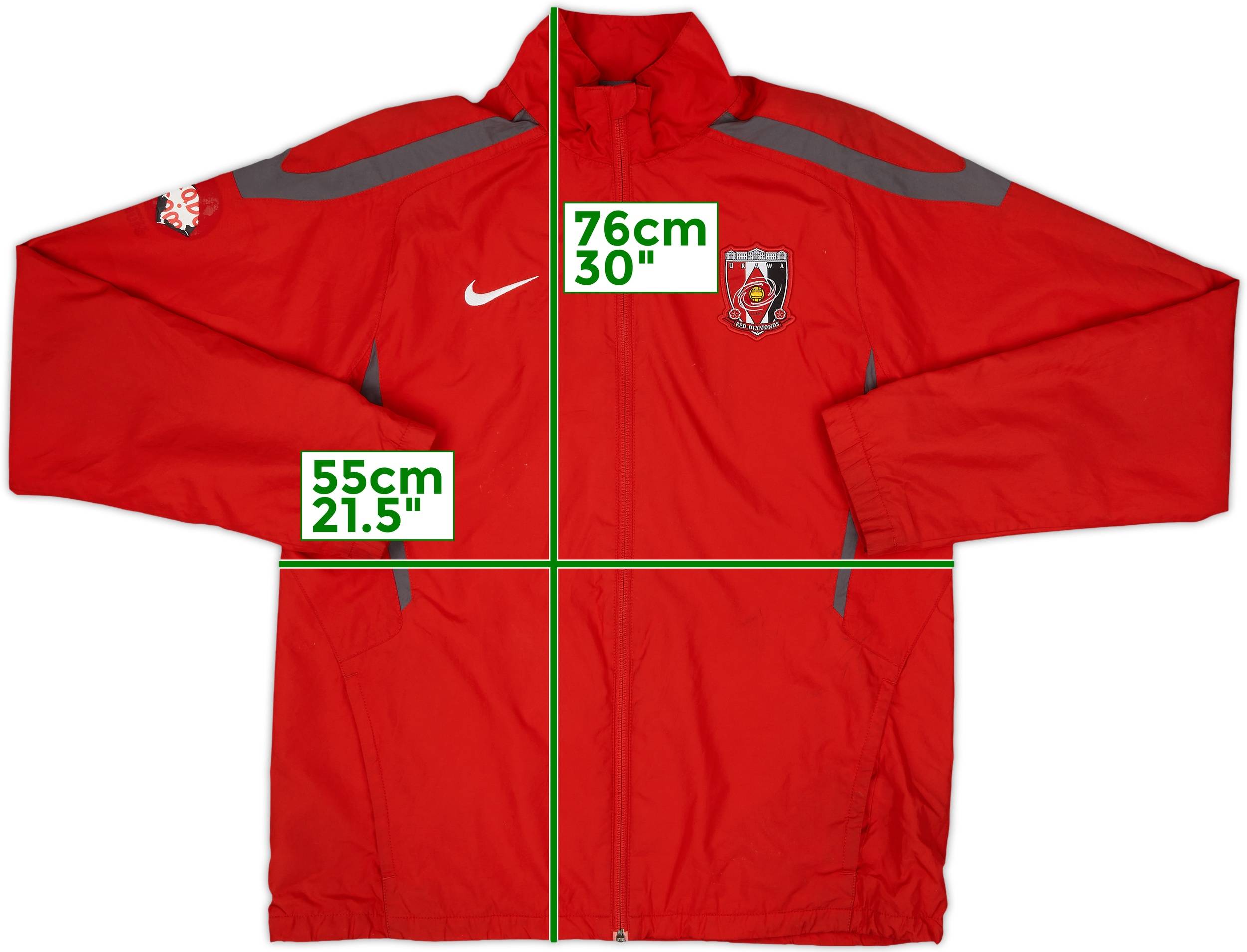 PUMA Urawa Red Diamonds ジャケット 2011-12 Urawa Red Diamonds Nike Track Jacket - 6/10 - (L)