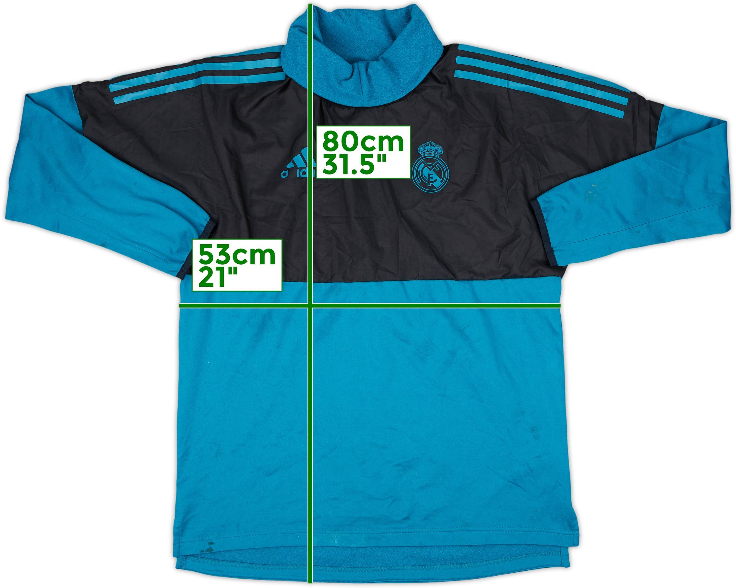 2017-18 Real Madrid adidas Training Top - 4/10 - (M)