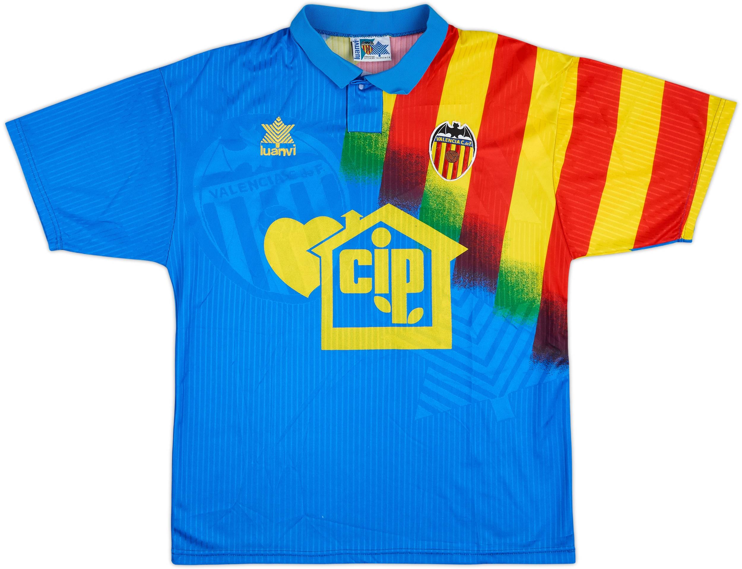 1995-96 Valencia Away Shirt - 9/10 - (S)