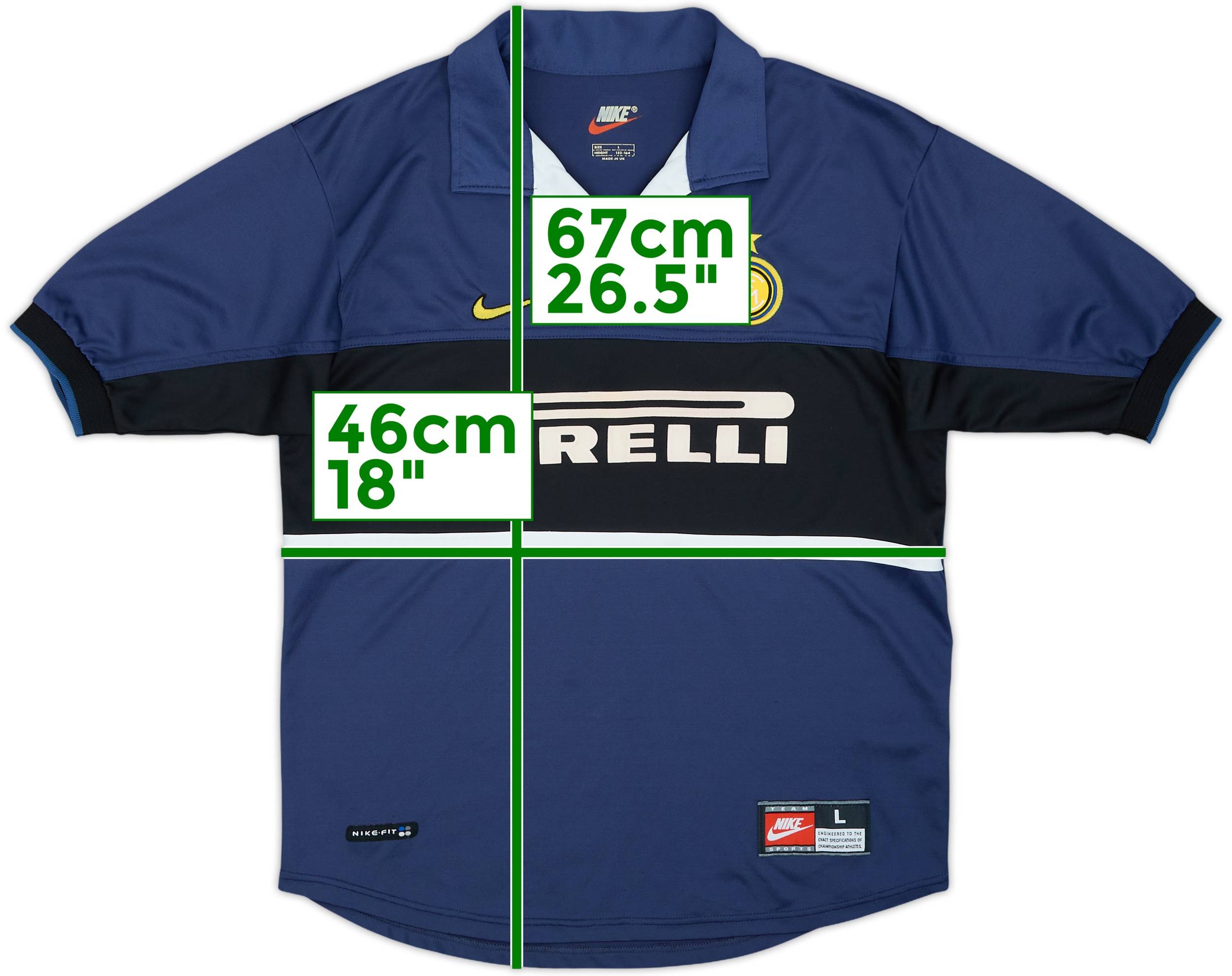 1998-99 Inter Milan Third Shirt - 8/10 - (L.Boys)