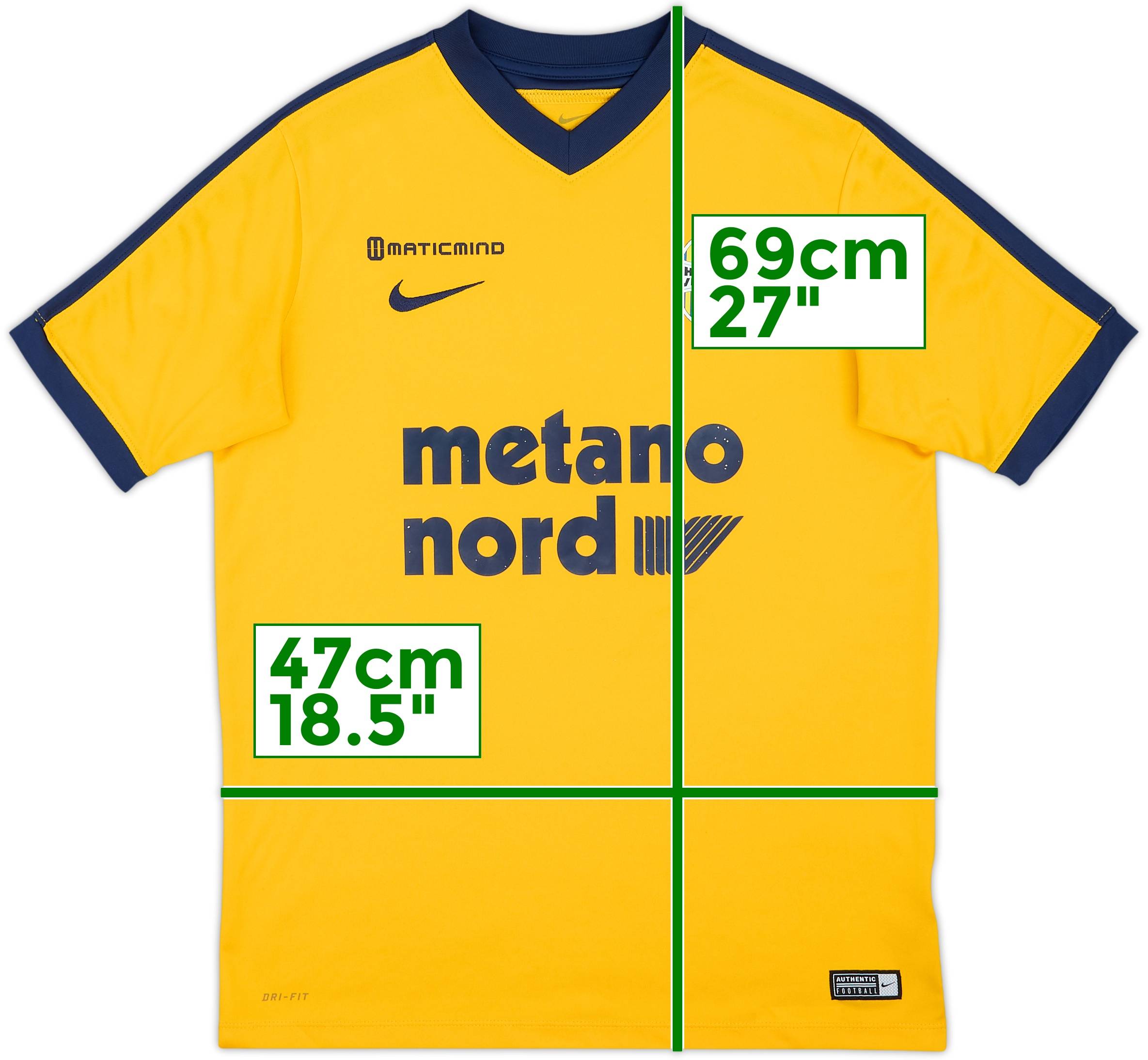 2017-18 Hellas Verona Away Shirt - 6/10 - (XL.Boys)